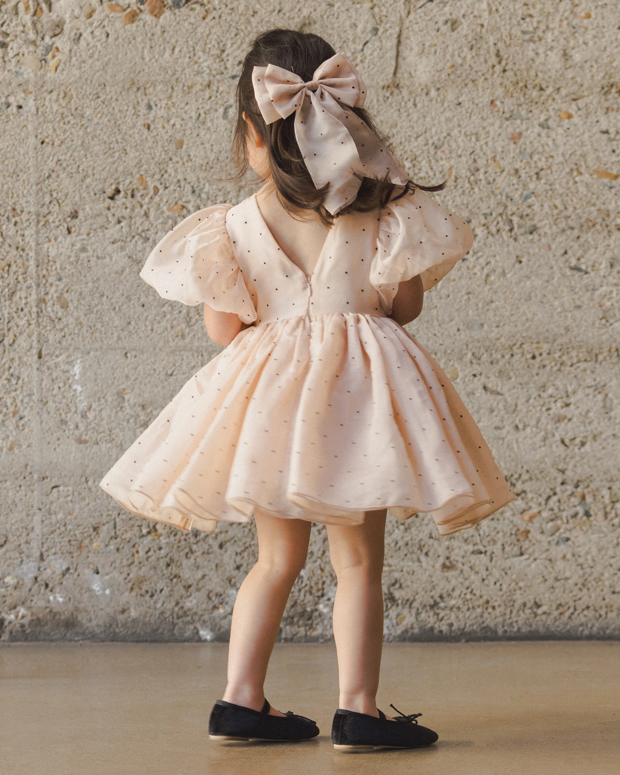 Alice Bow Flocked Dot - Image 7