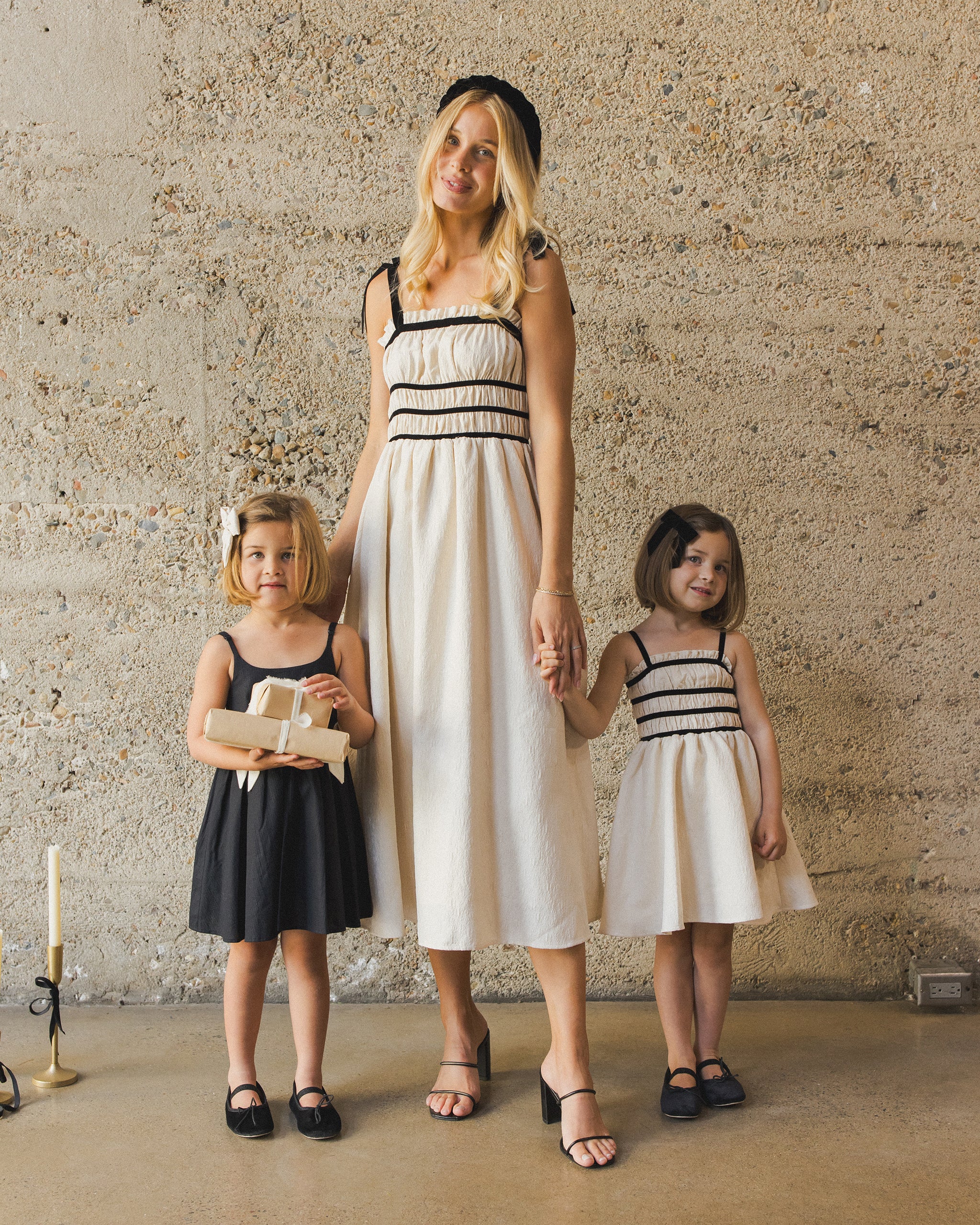 Annabelle Dress Metallic Ivory - Image 3