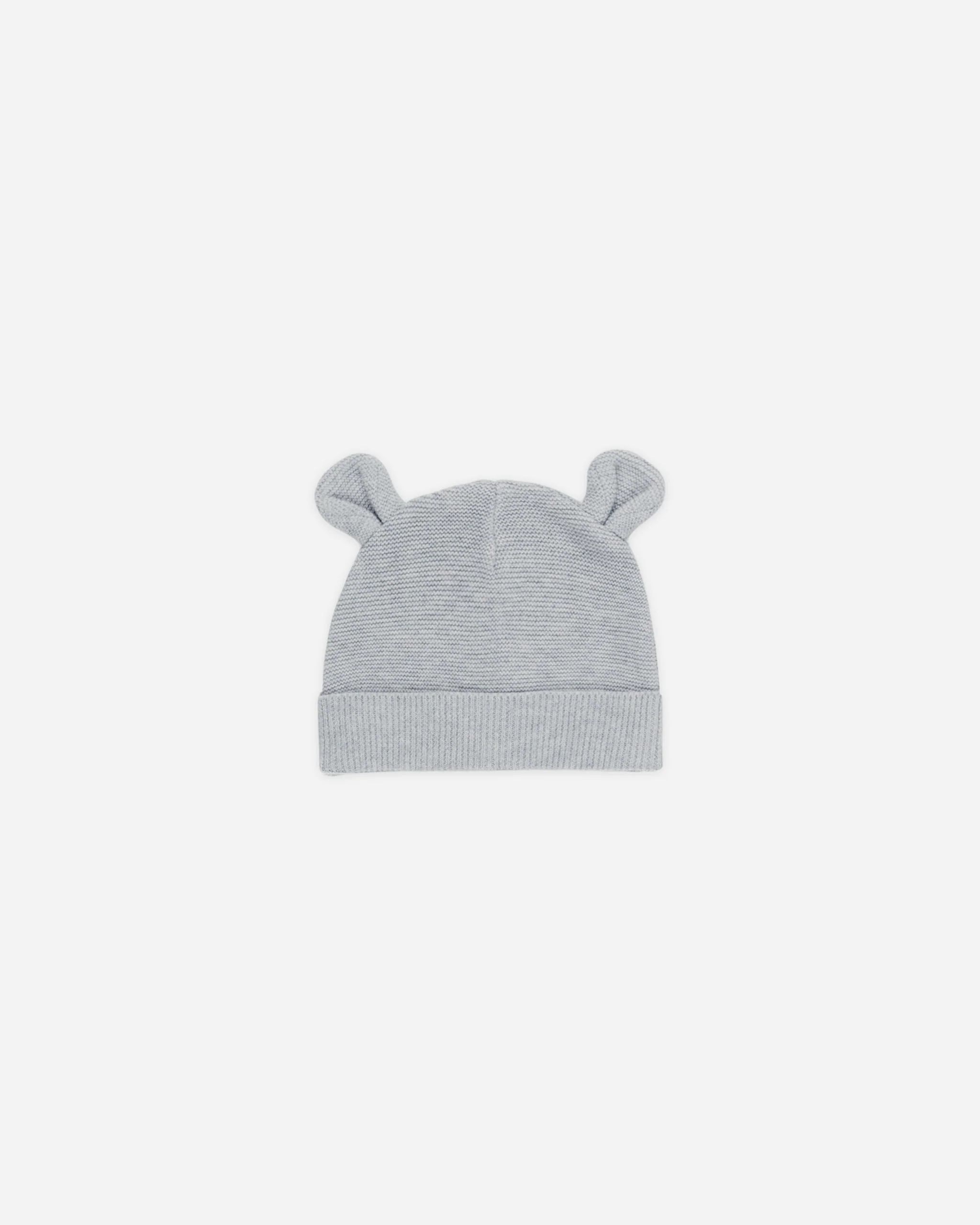 Baby Bear Beanie Heathered Dusty Blue