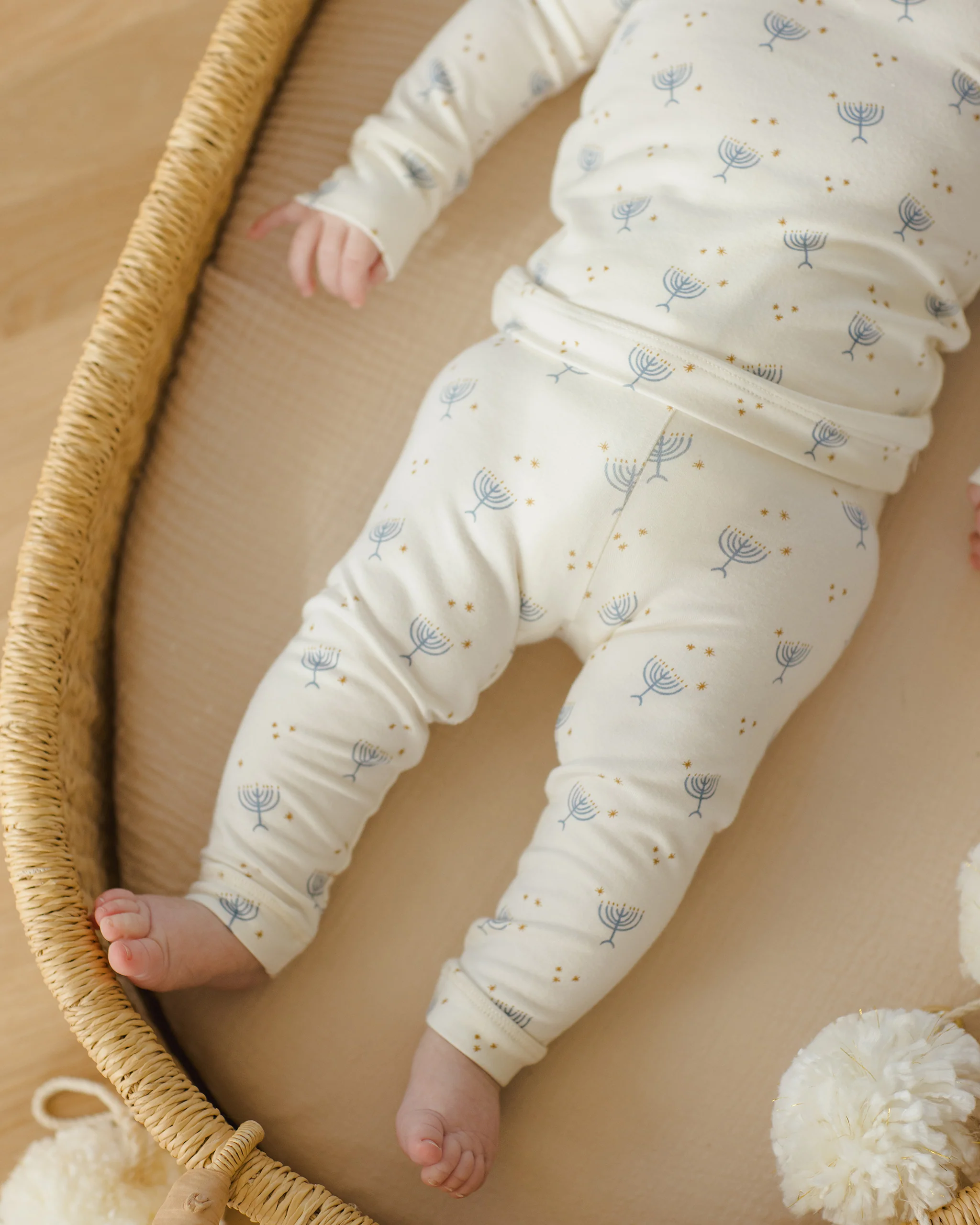 Bamboo Pajama Set Hanukkah - Image 4