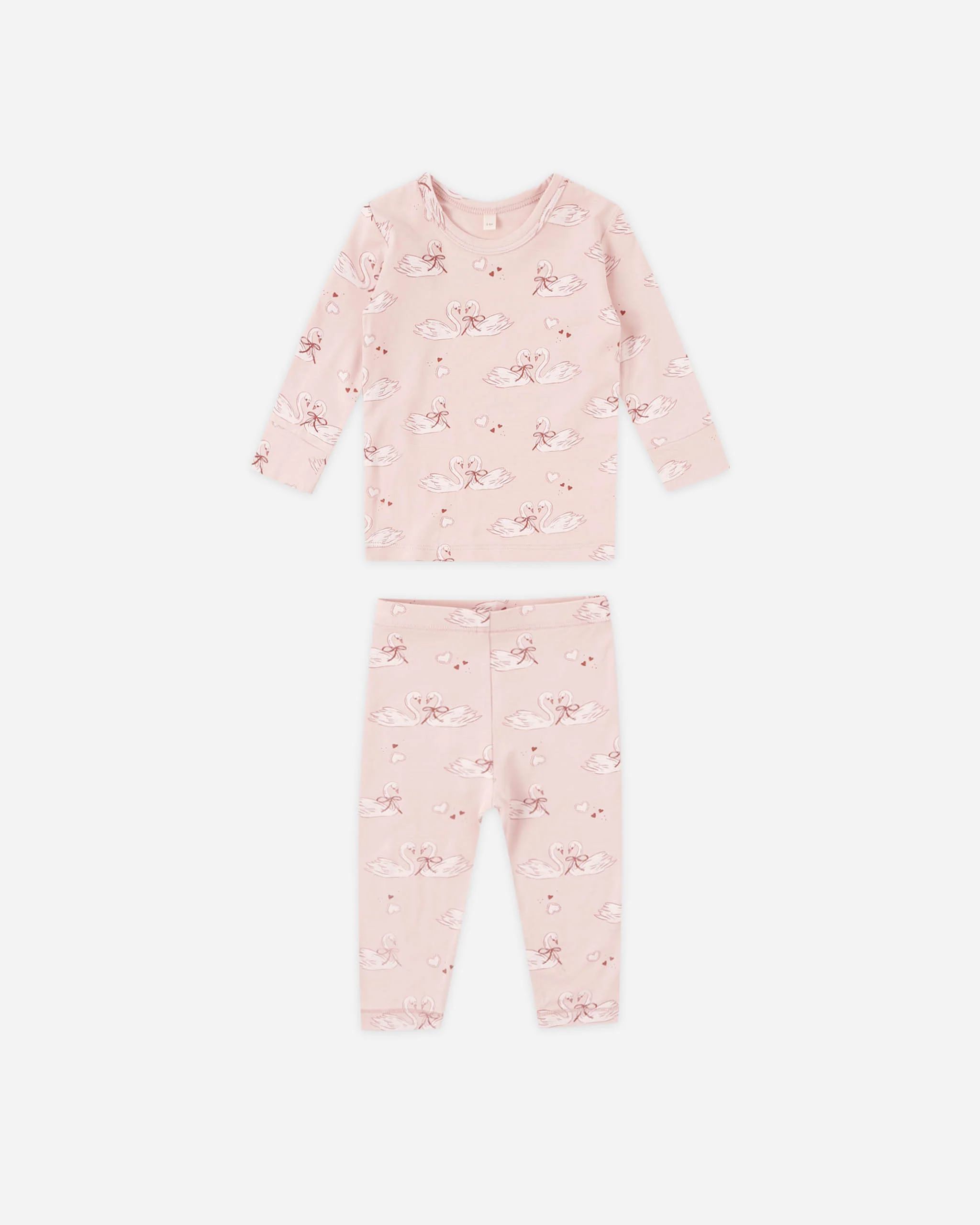 Bamboo Pajama Set Swans