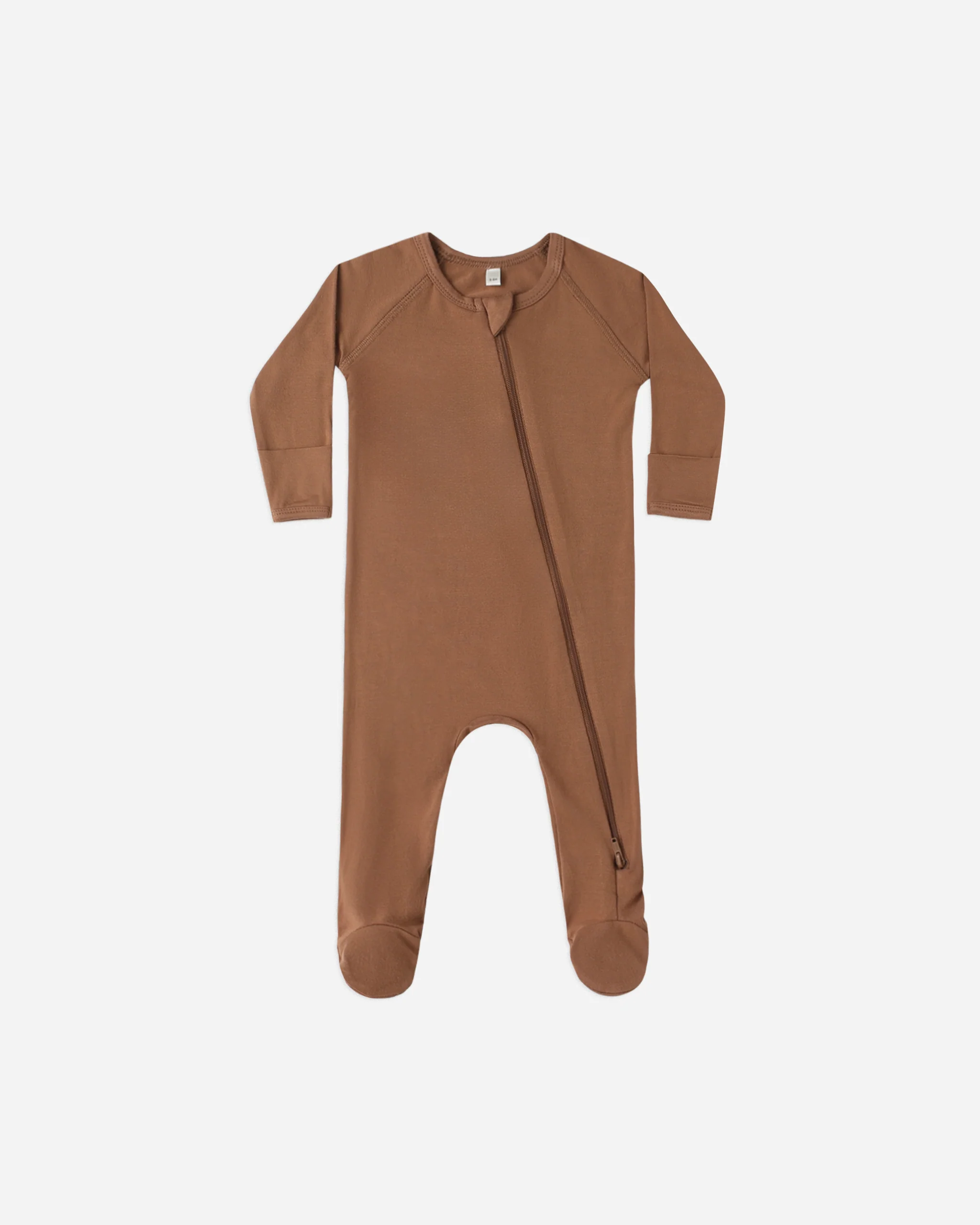 Bamboo Zip Footie Cedar