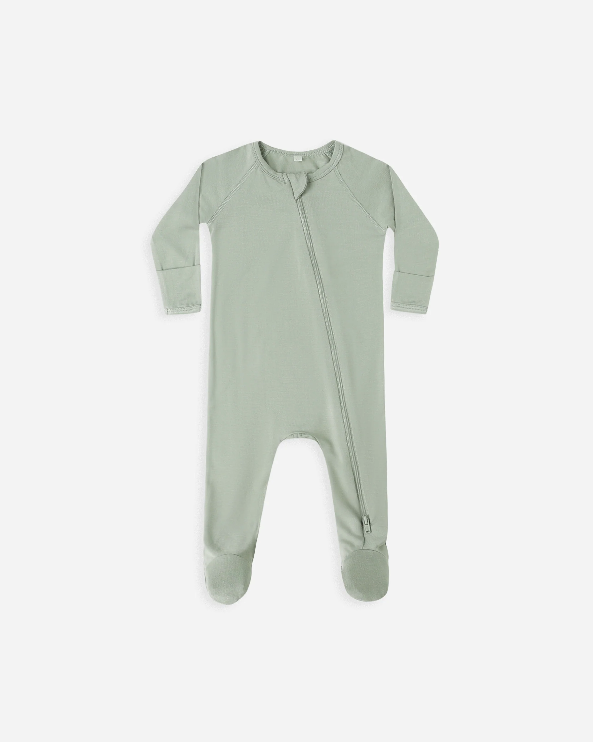 Bamboo Zip Footie Fern