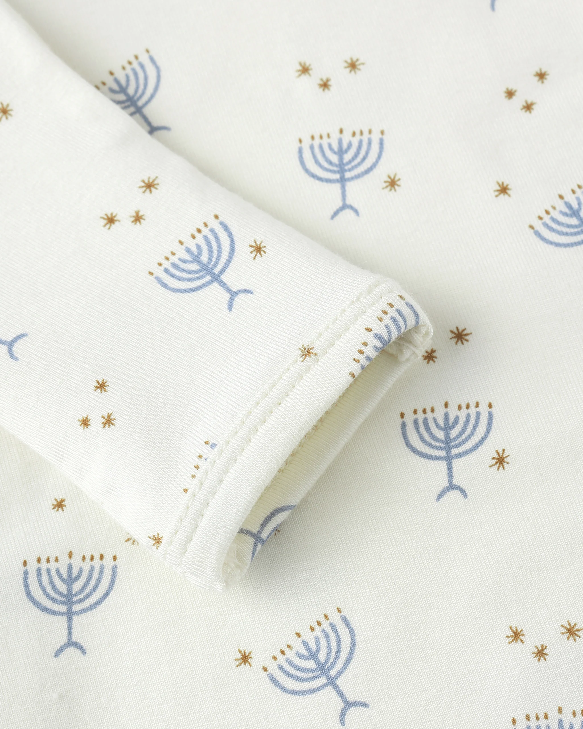 Bamboo Zip Footie Hanukkah - Image 5