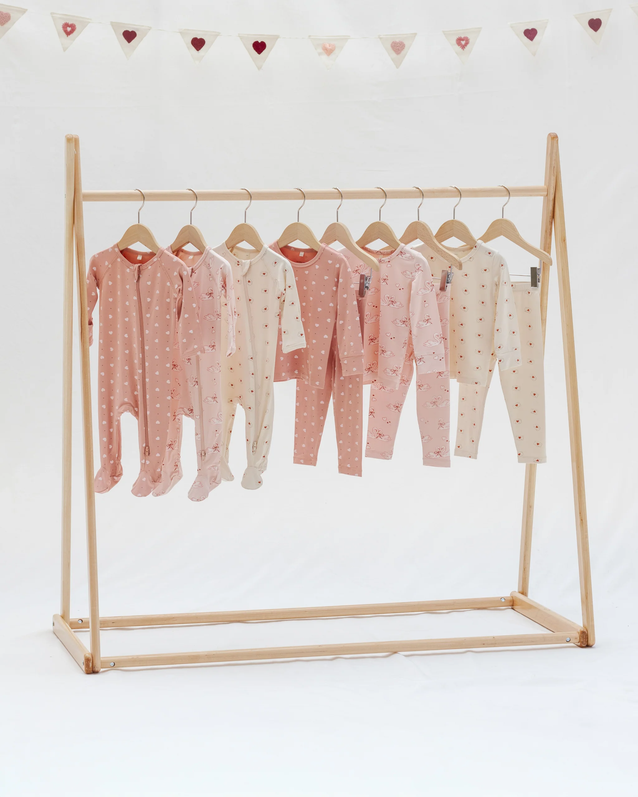 Bamboo Pajama Set Swans - Image 3