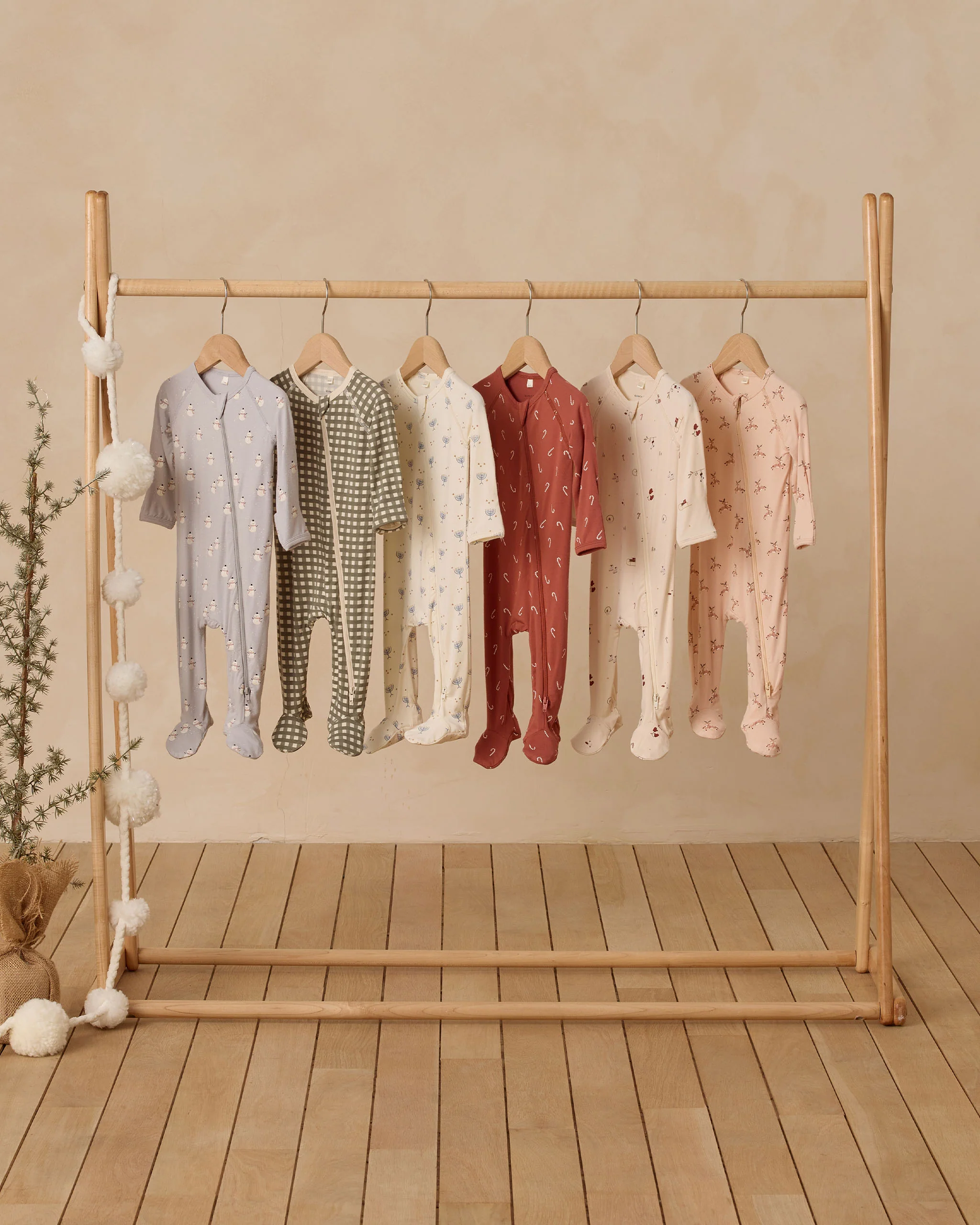 Bamboo Zip Footie Reindeer - Image 3