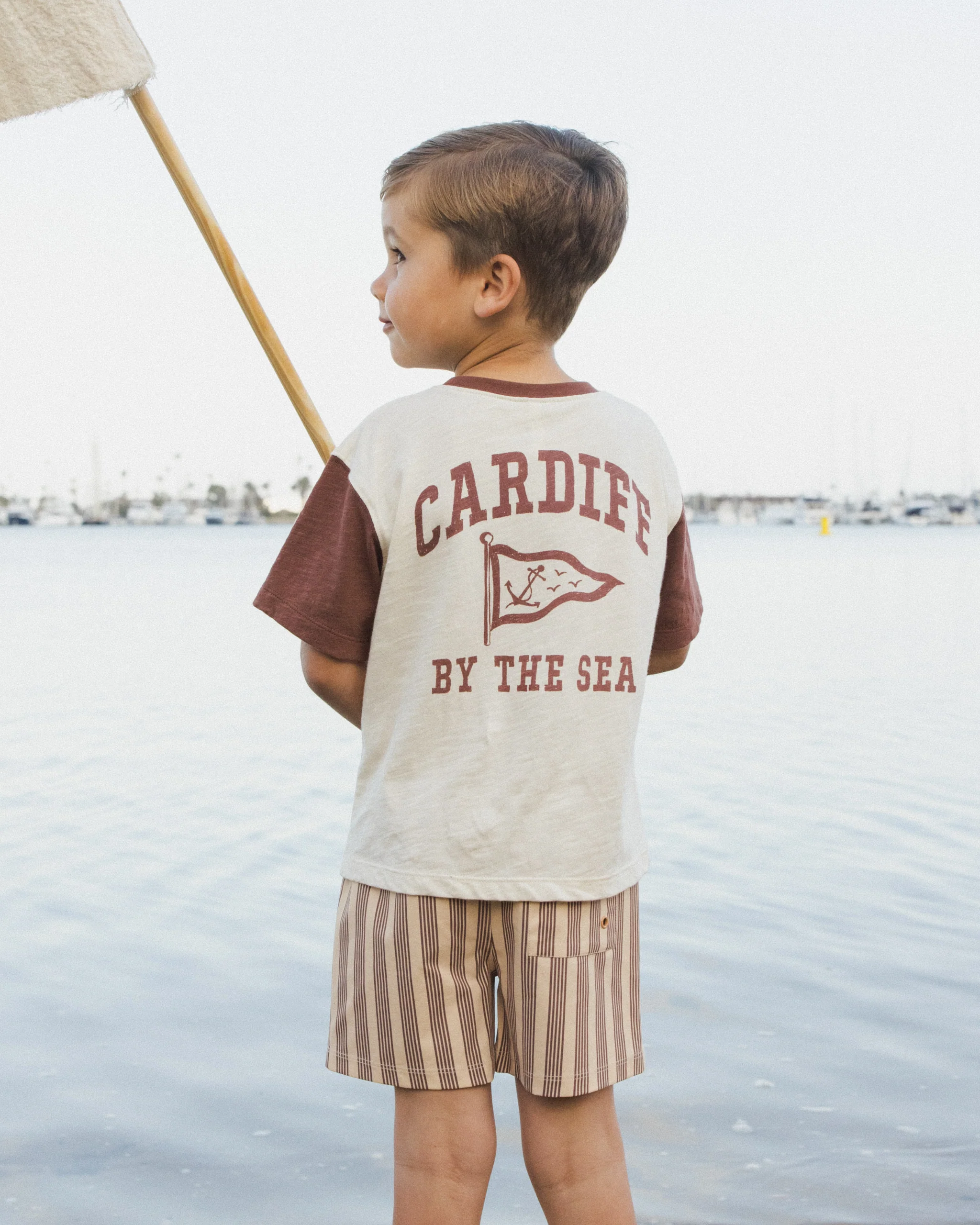 Boardshort Brown Butterscotch Stripe - Image 3