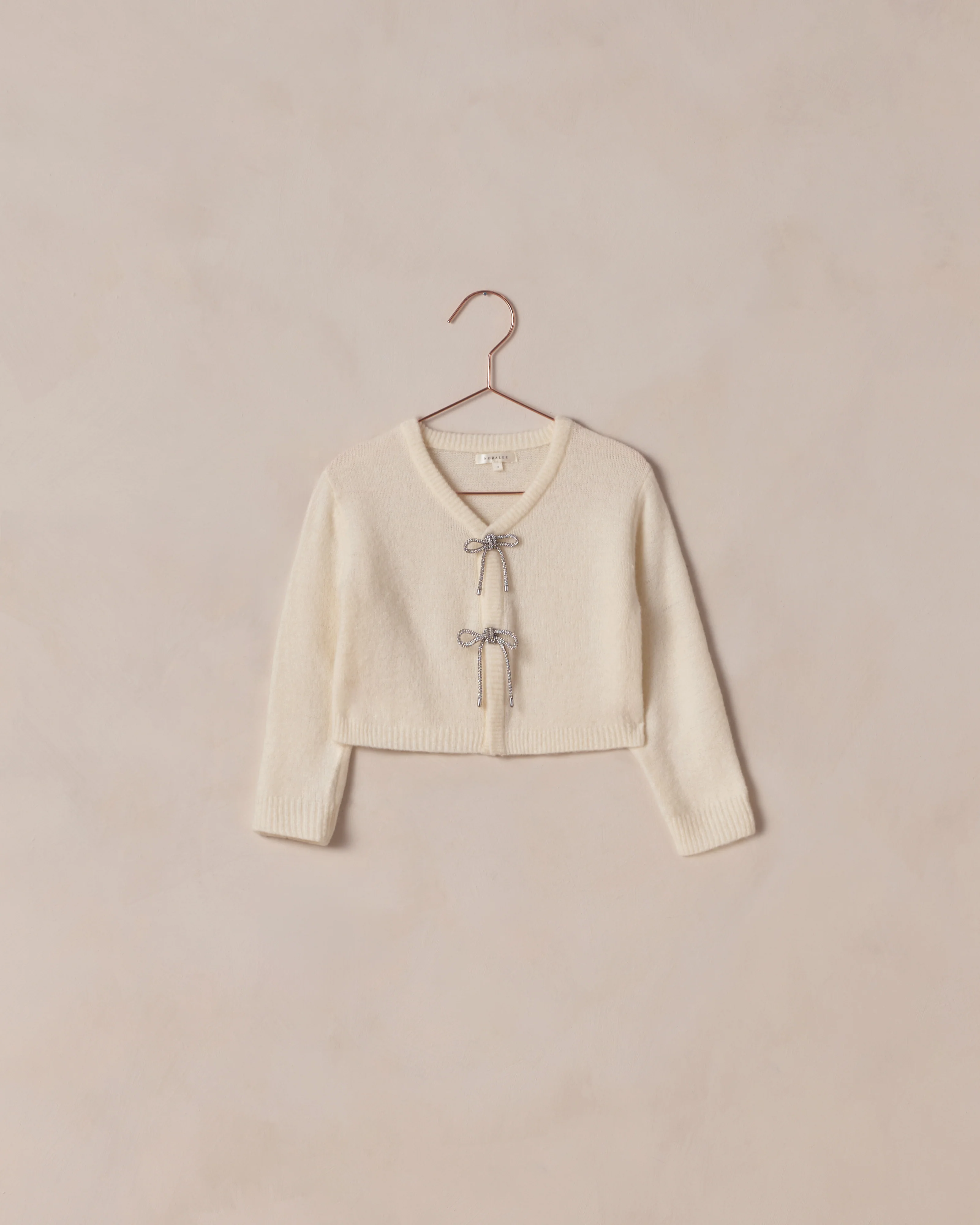 Bow Cardigan Ivory