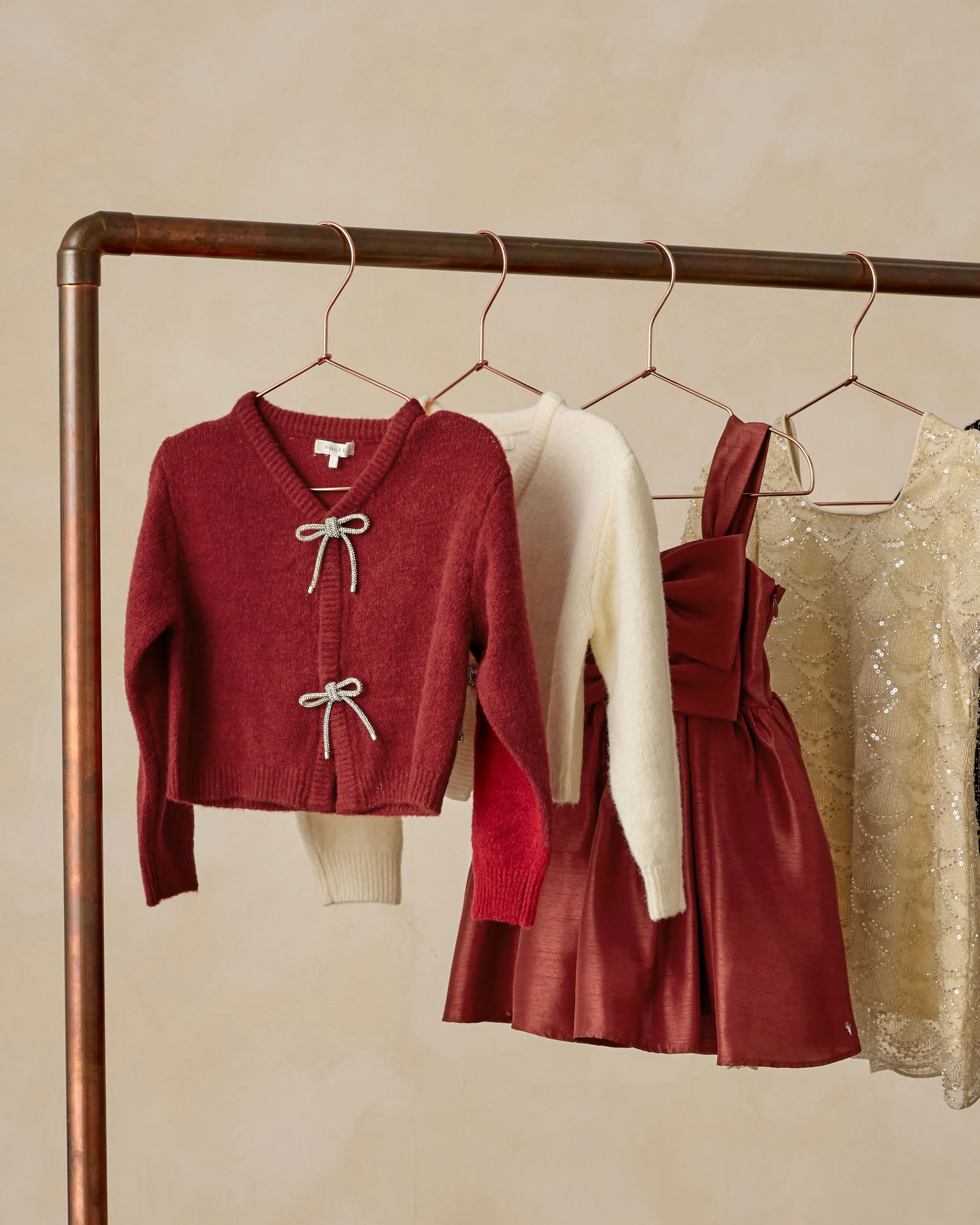 Bow Cardigan Ruby - Image 7