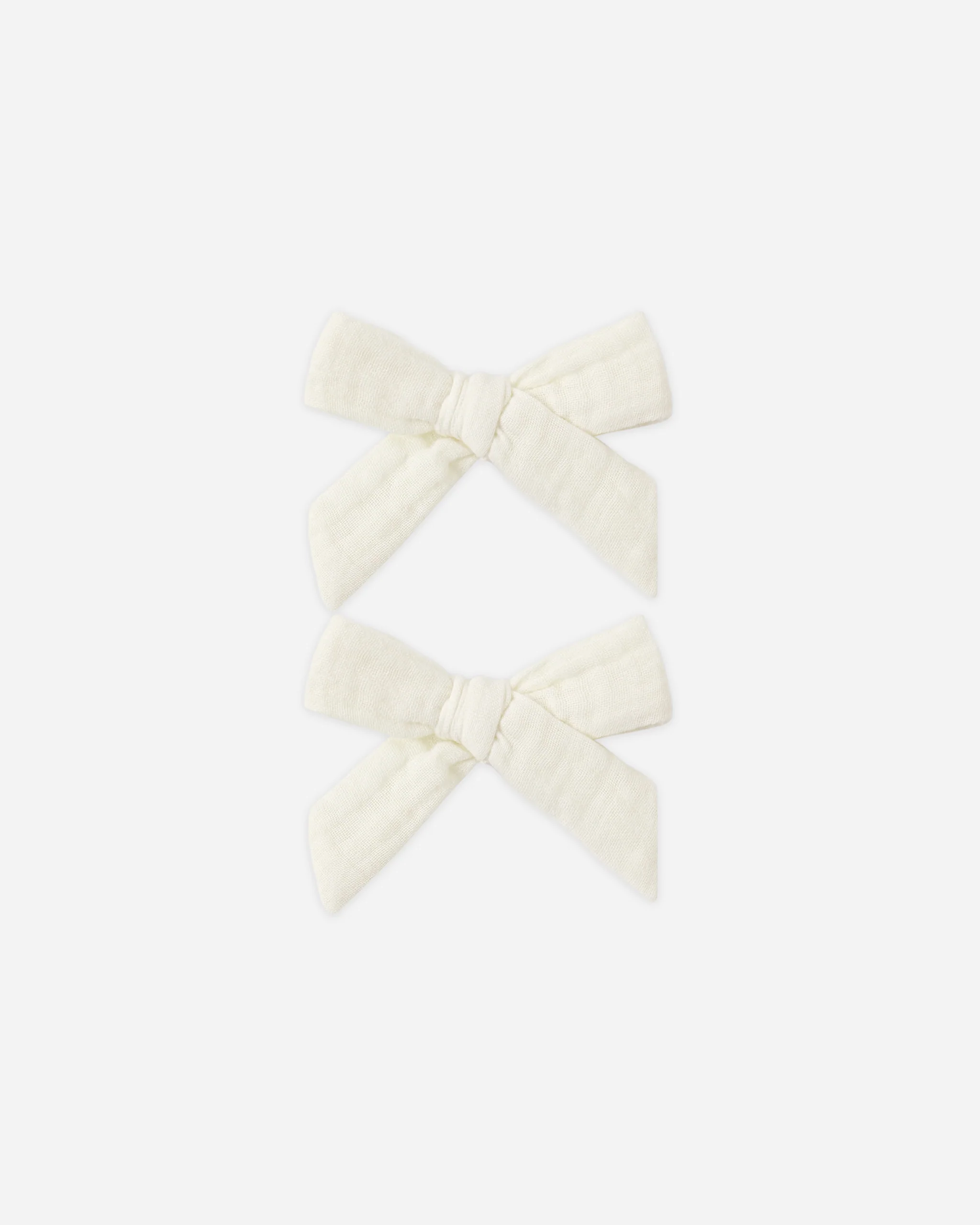 Bows, Set Of 2 Ivory