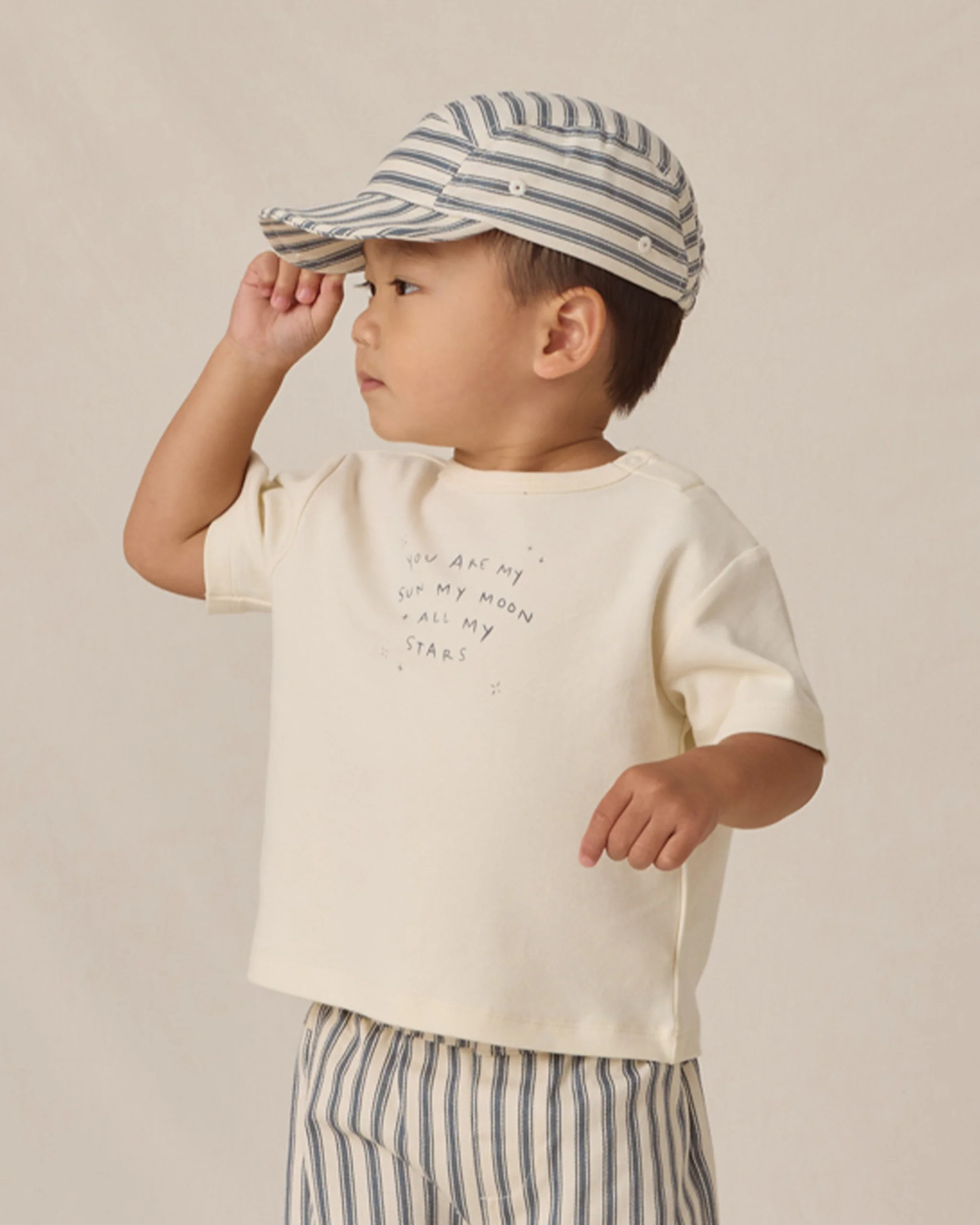 Baby Cap Ocean Pinstripe - Image 3