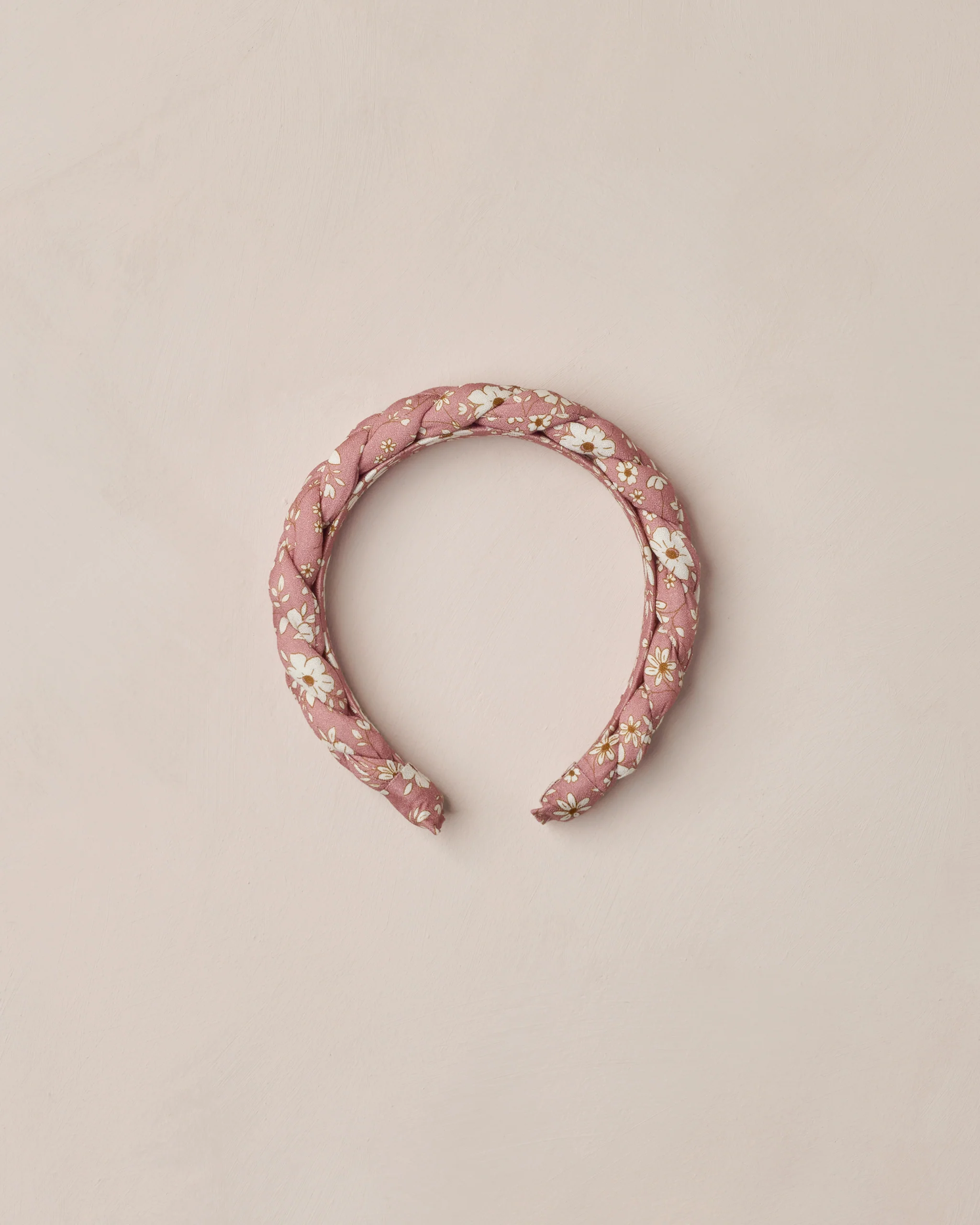 Braided Headband Rose Bloom