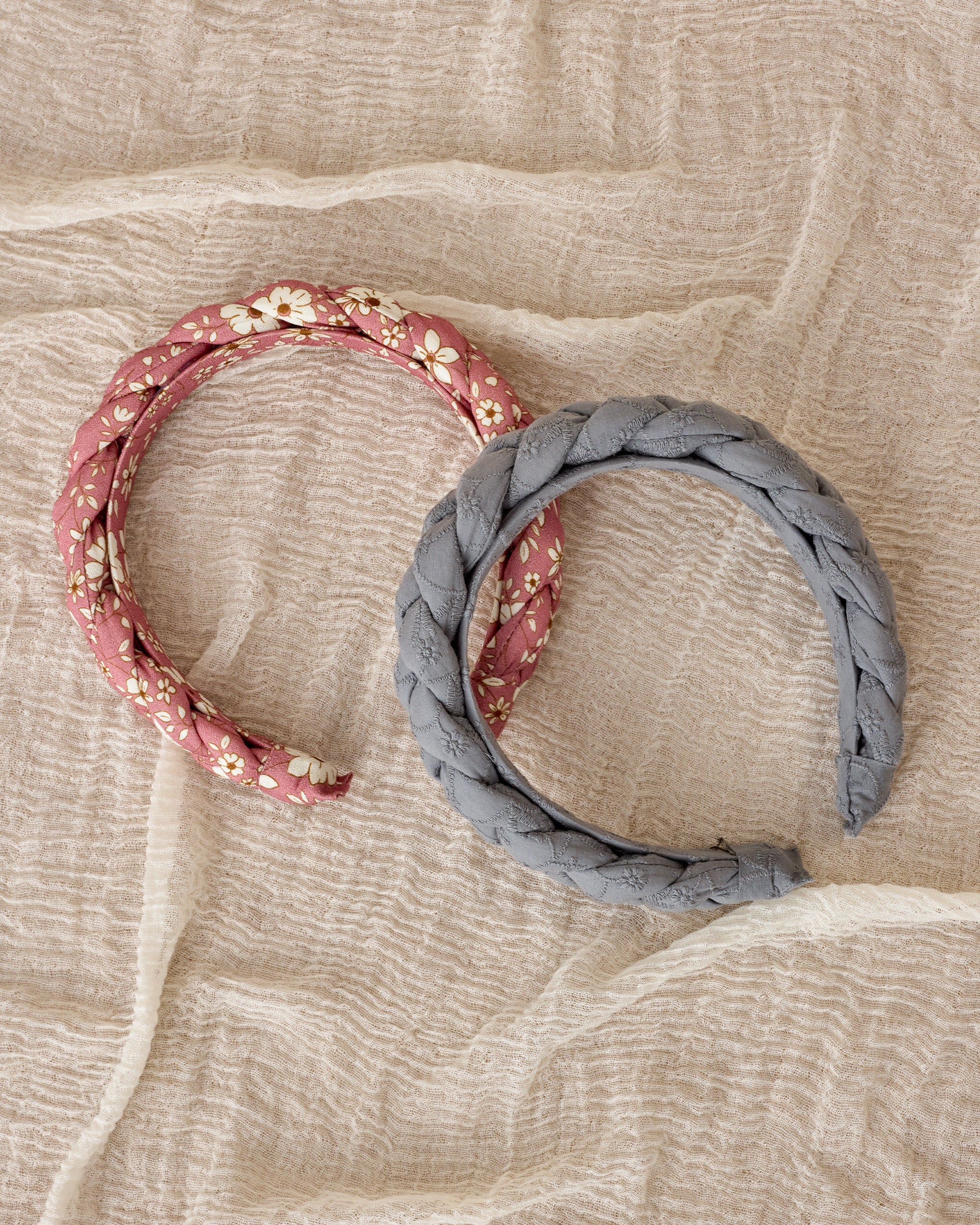 Braided Headband Rose Bloom - Image 4