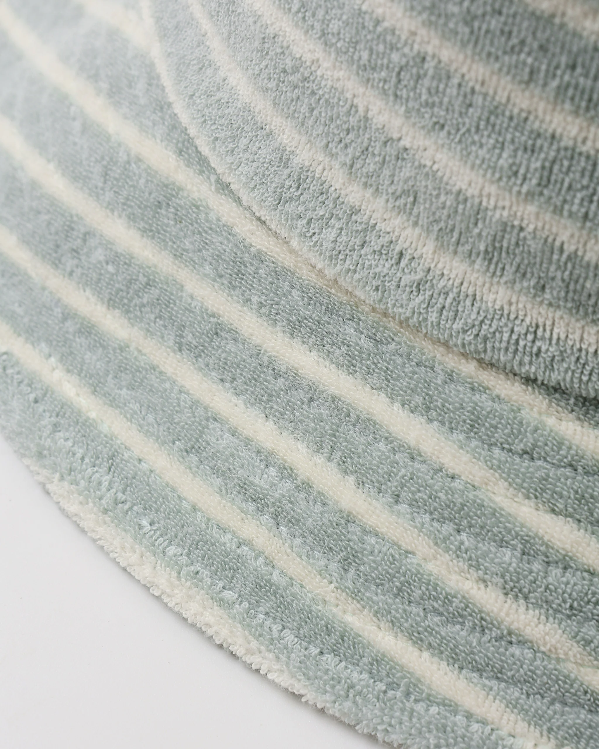 Bucket Hat Seafoam Terry Stripe - Image 6