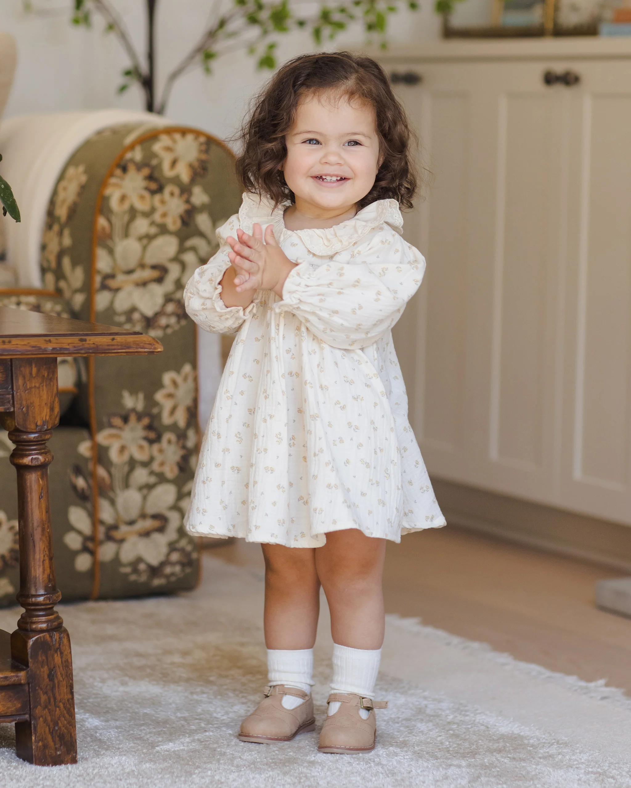 Callie Dress Golden Floral - Image 4