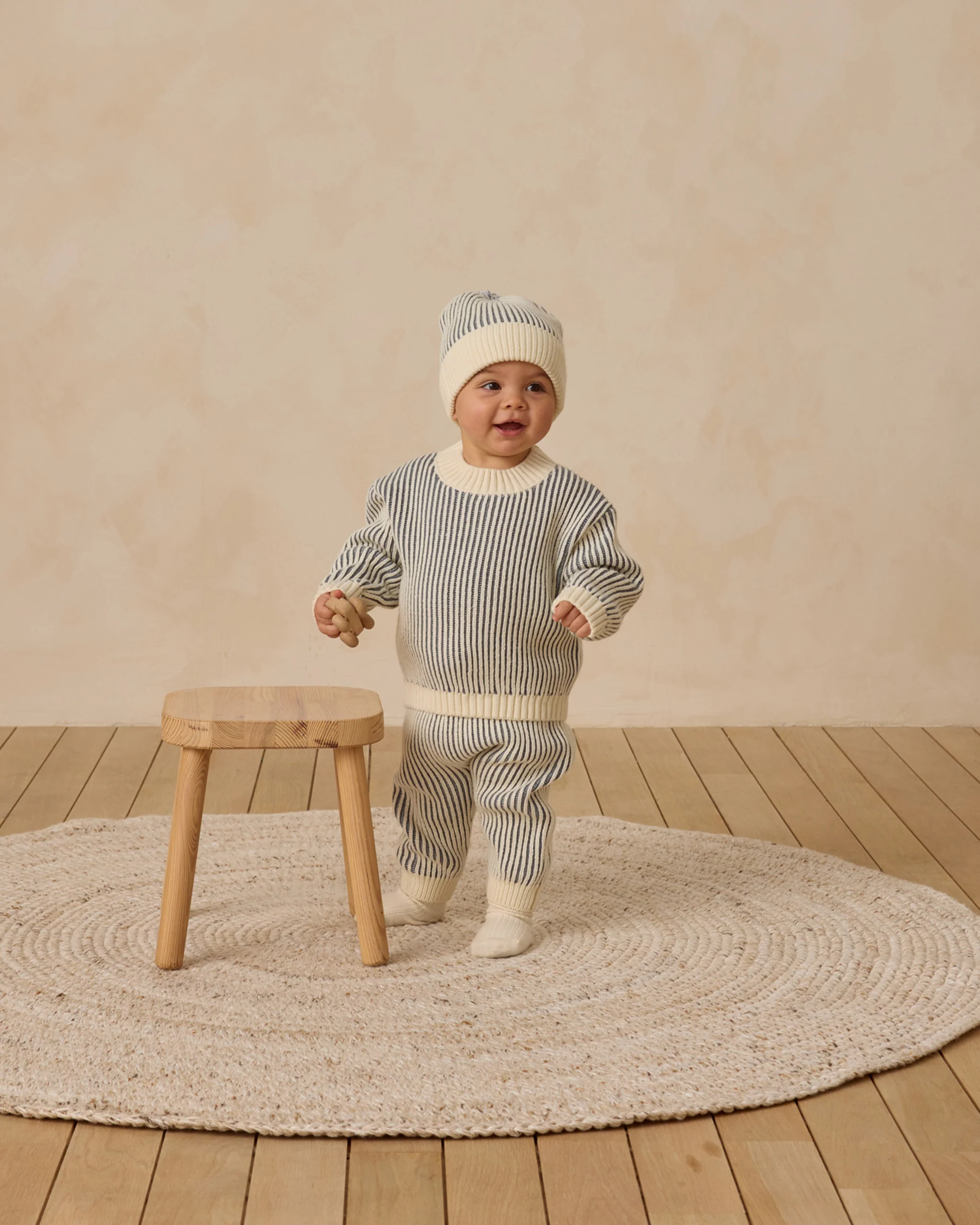 Relaxed Knit Sweater Ocean - Image 3