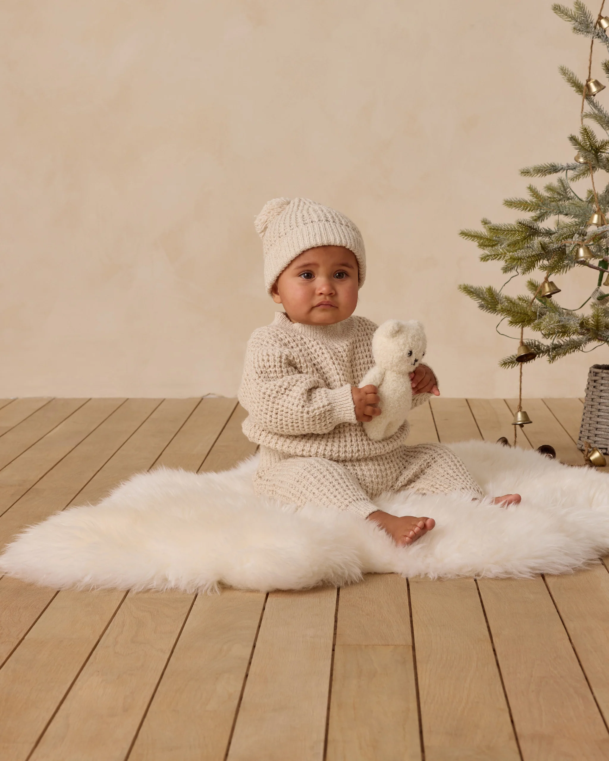 Chunky Knit Sweater Natural - Image 2