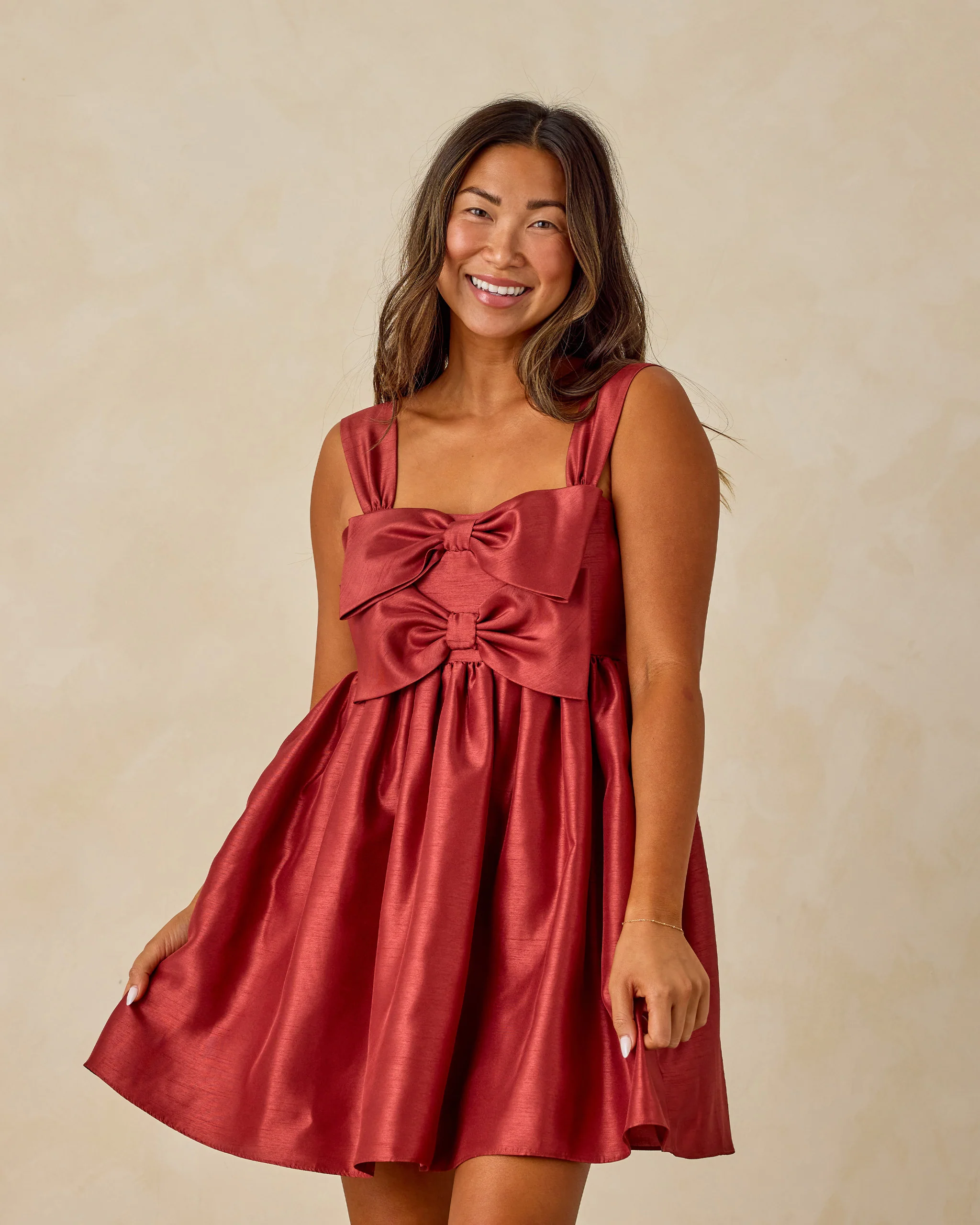 Women's Cindy Dress Ruby - Image 3