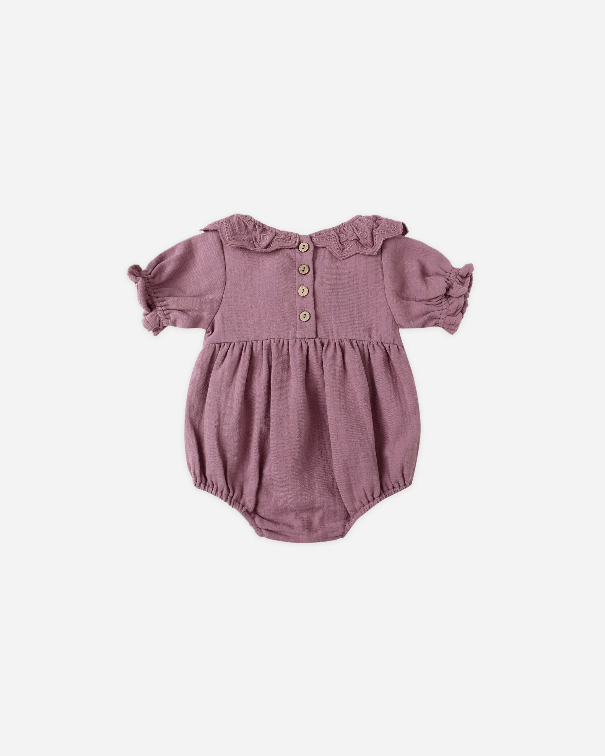 Collared Romper Mulberry - Image 2