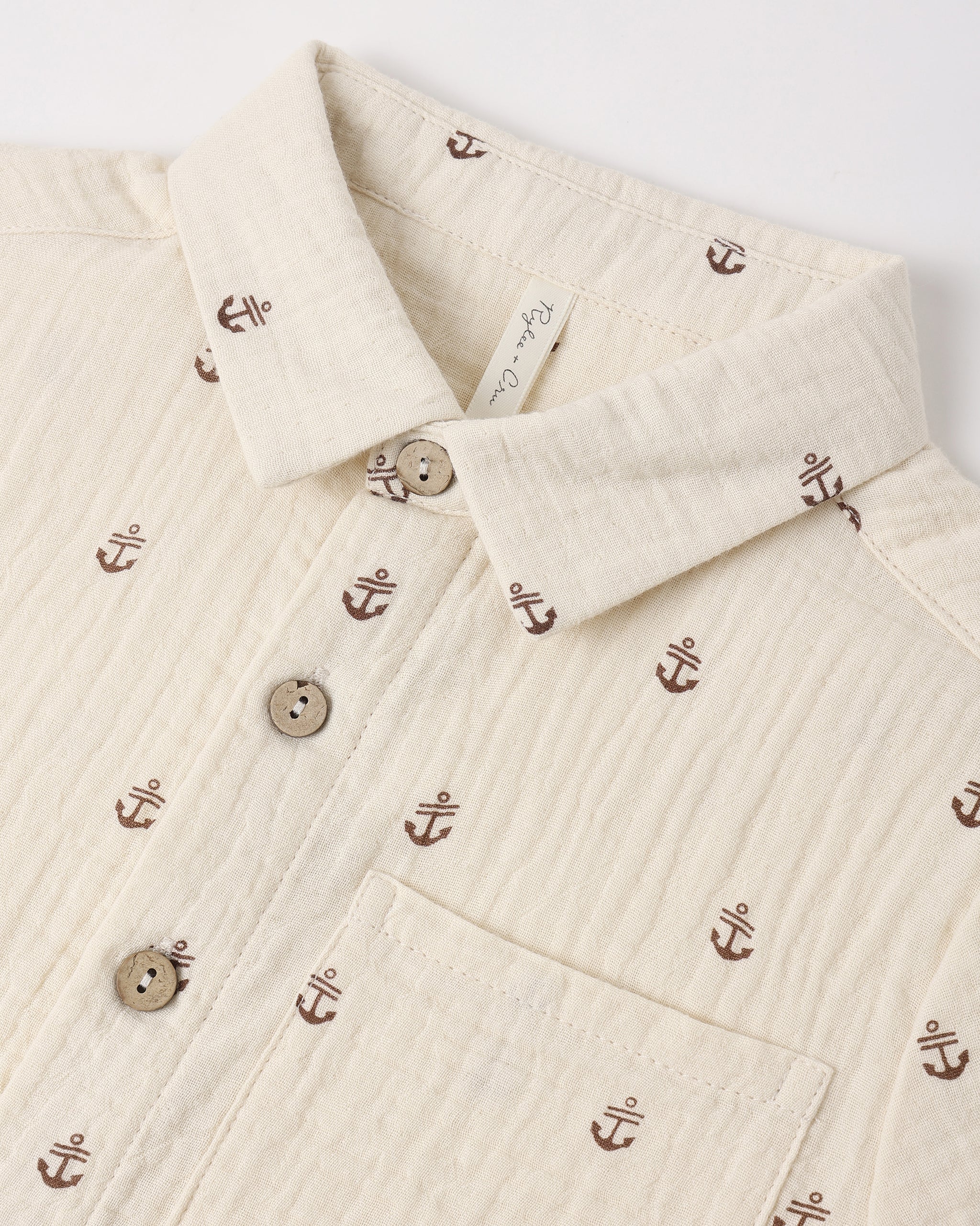 Collared Short Sleeve Shirt Anchors - Image 6