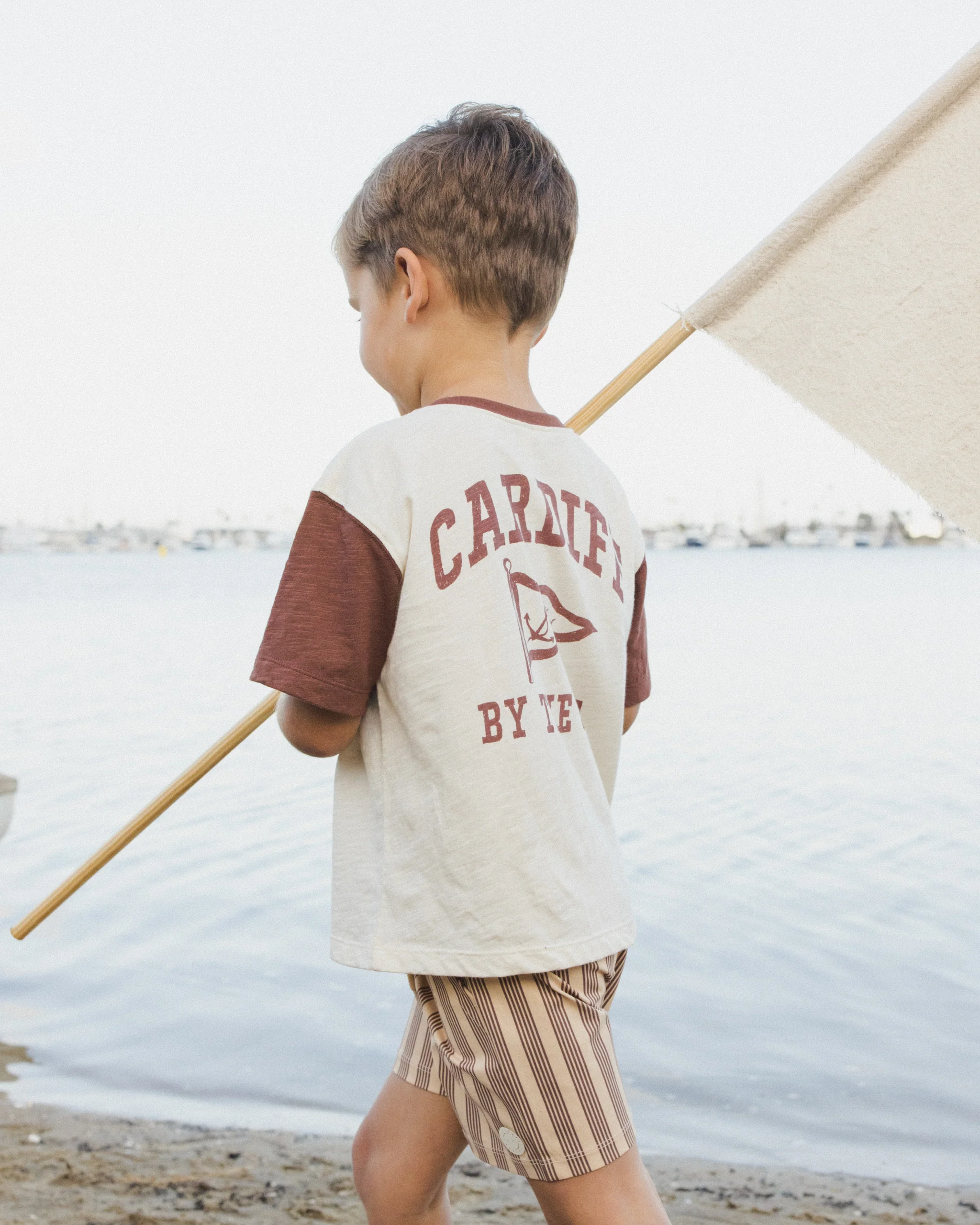 Contrast Short Sleeve Tee Cardiff By The Sea - Image 5