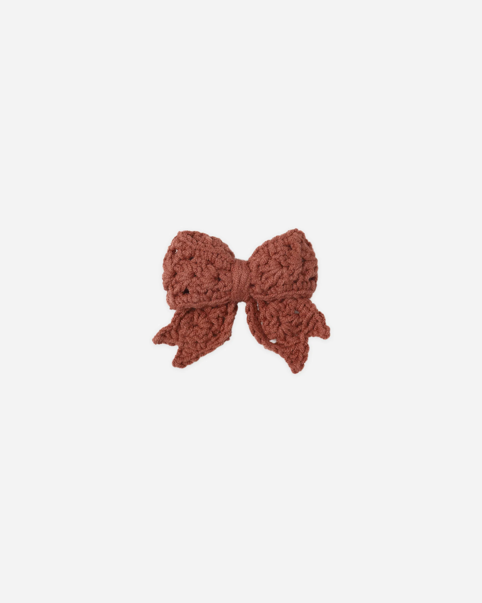 Crochet Bow Cranberry