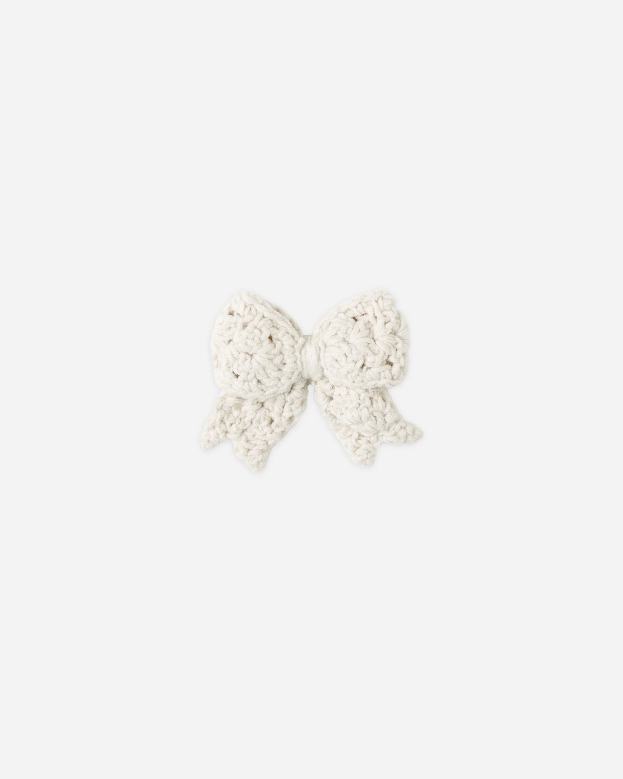 Crochet Bow Natural