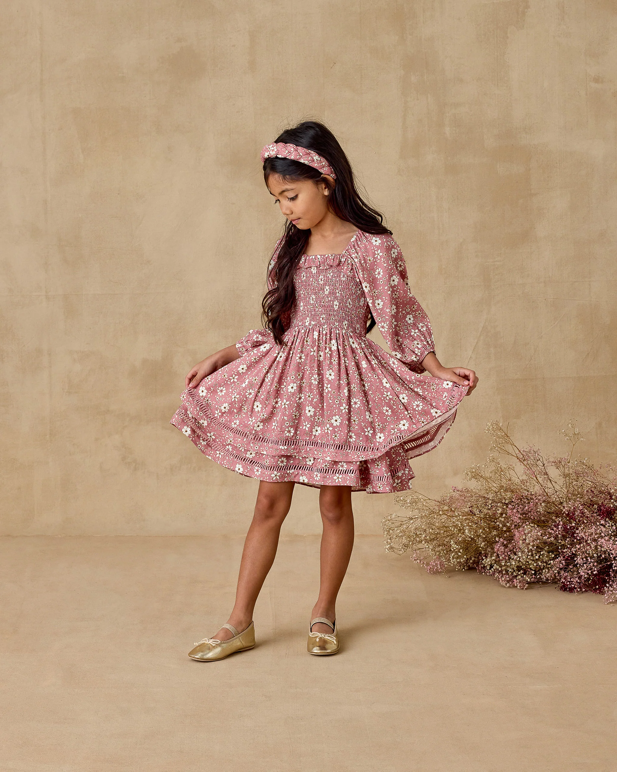 Elodie Dress Rose Bloom - Image 2