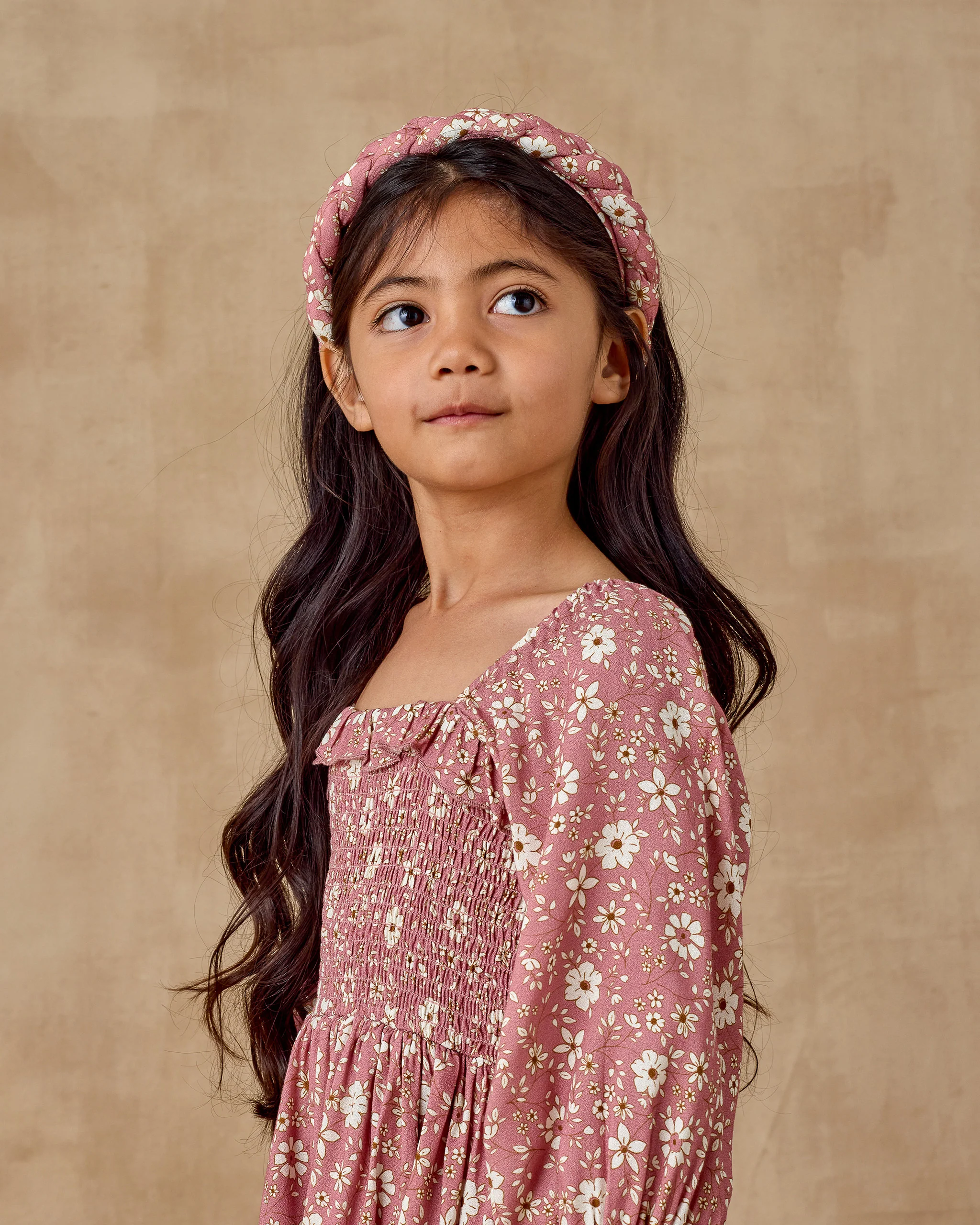 Braided Headband Rose Bloom - Image 2