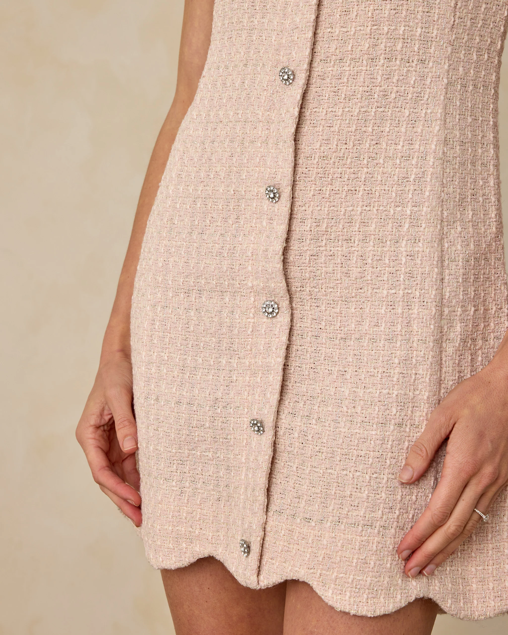 Women's Gabrielle Dress Rose - Image 3