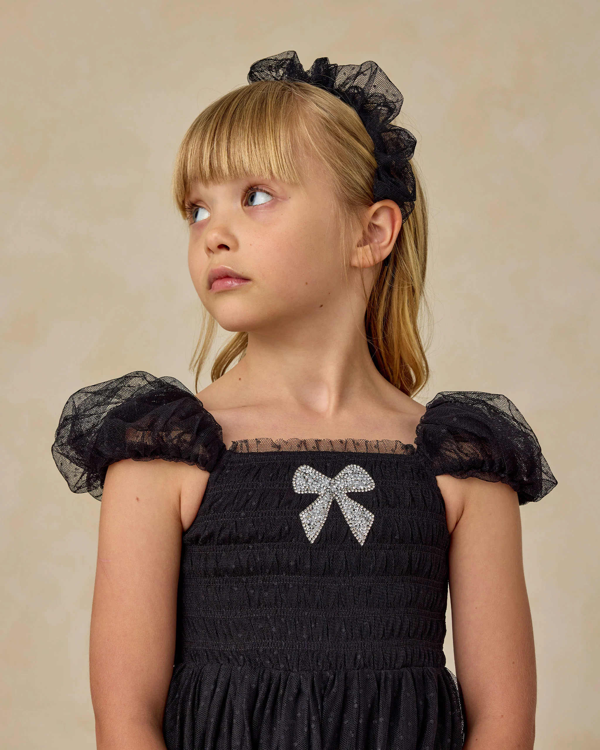 Gathered Headband Black - Image 2