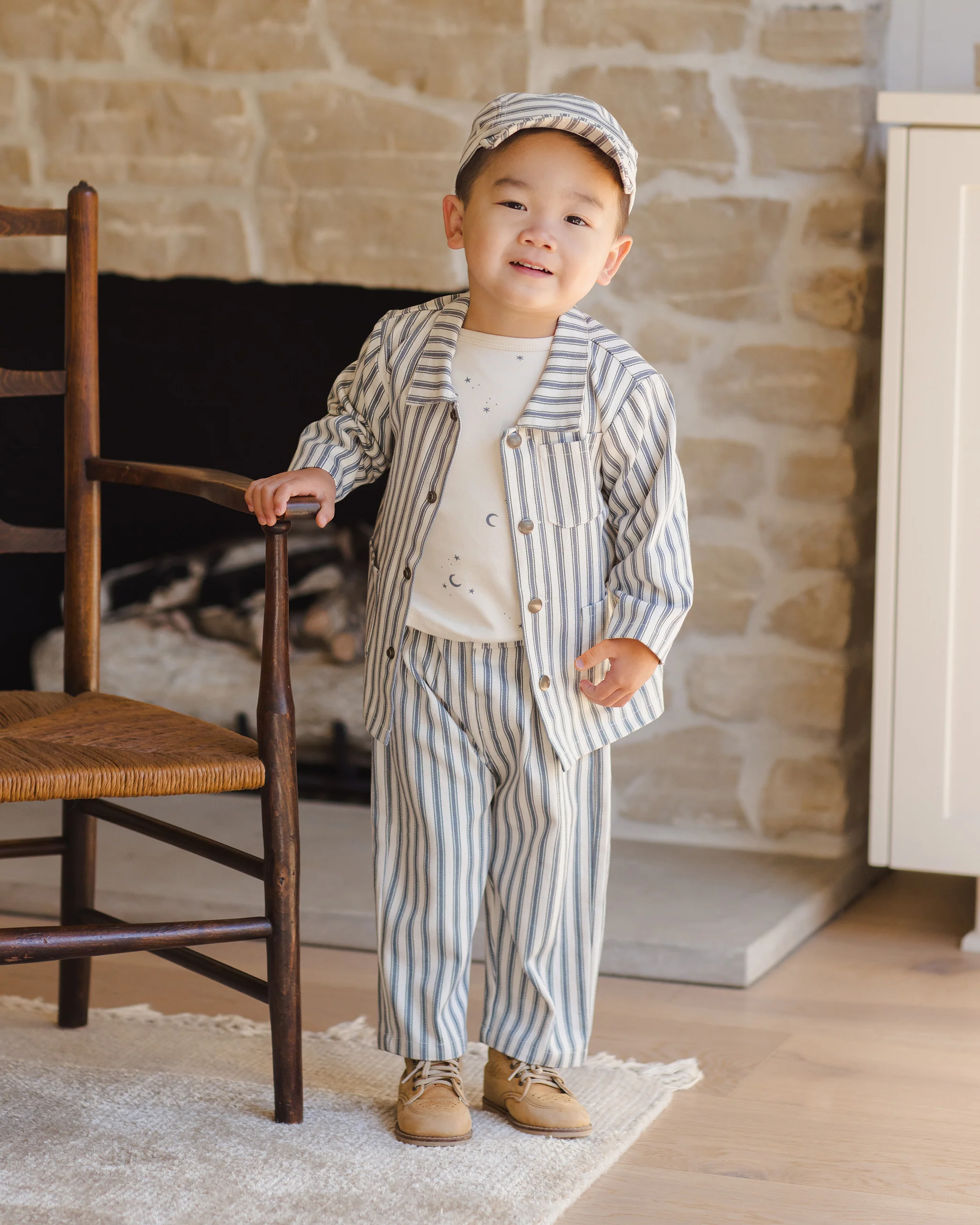 Grayson Pant Ocean Pinstripe - Image 5