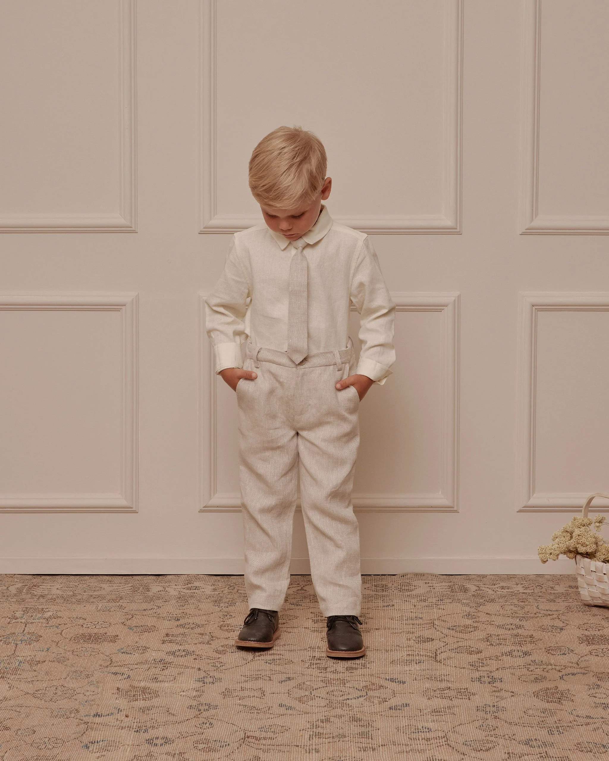 Harrison Button Down Ivory - Image 3