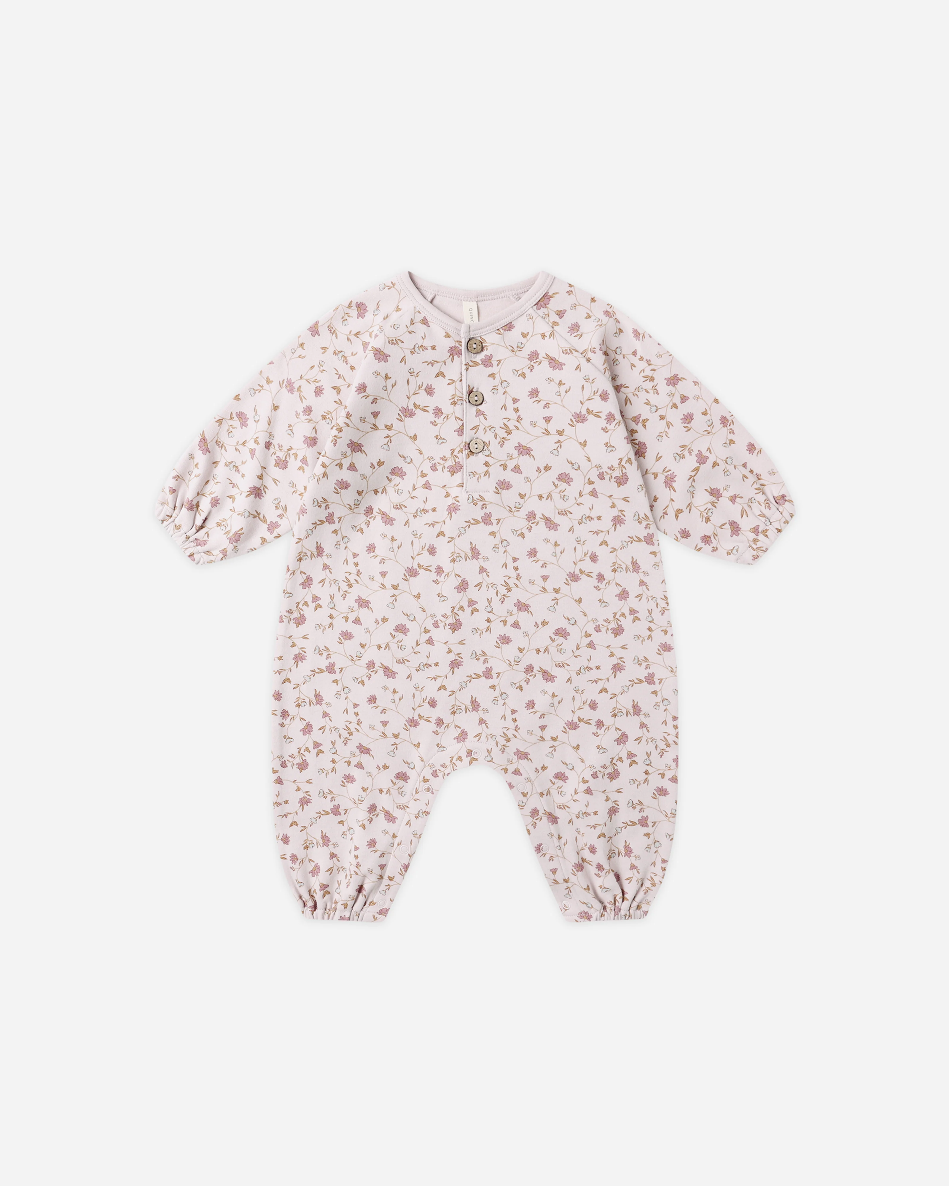 Henley Bubble Jumpsuit Garden