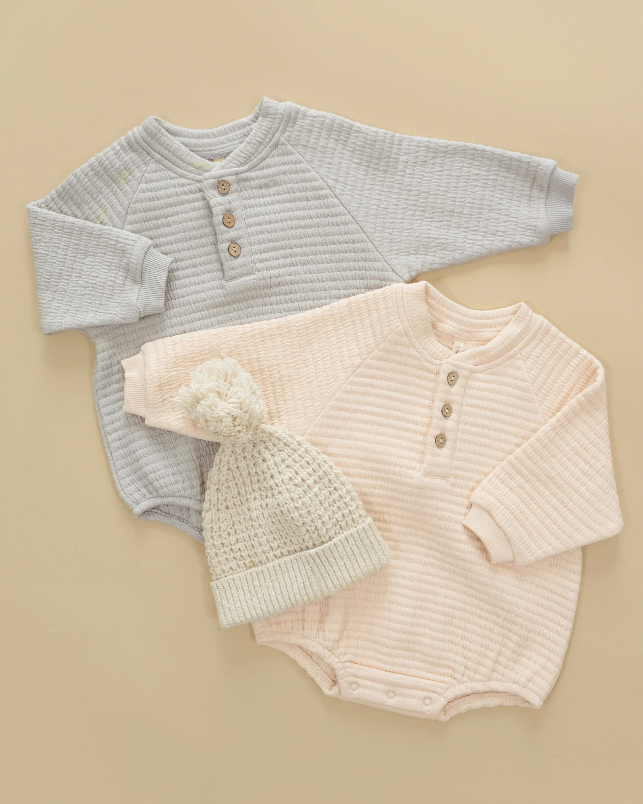 Henley Bubble Romper Frost - Image 3