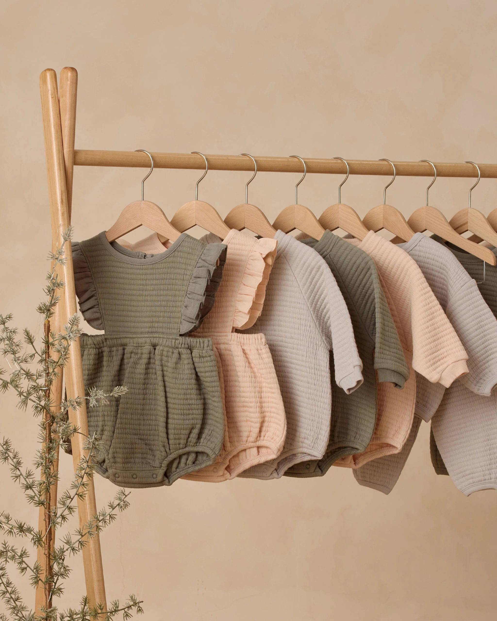 Ruffle Bubble Romper Forest - Image 3