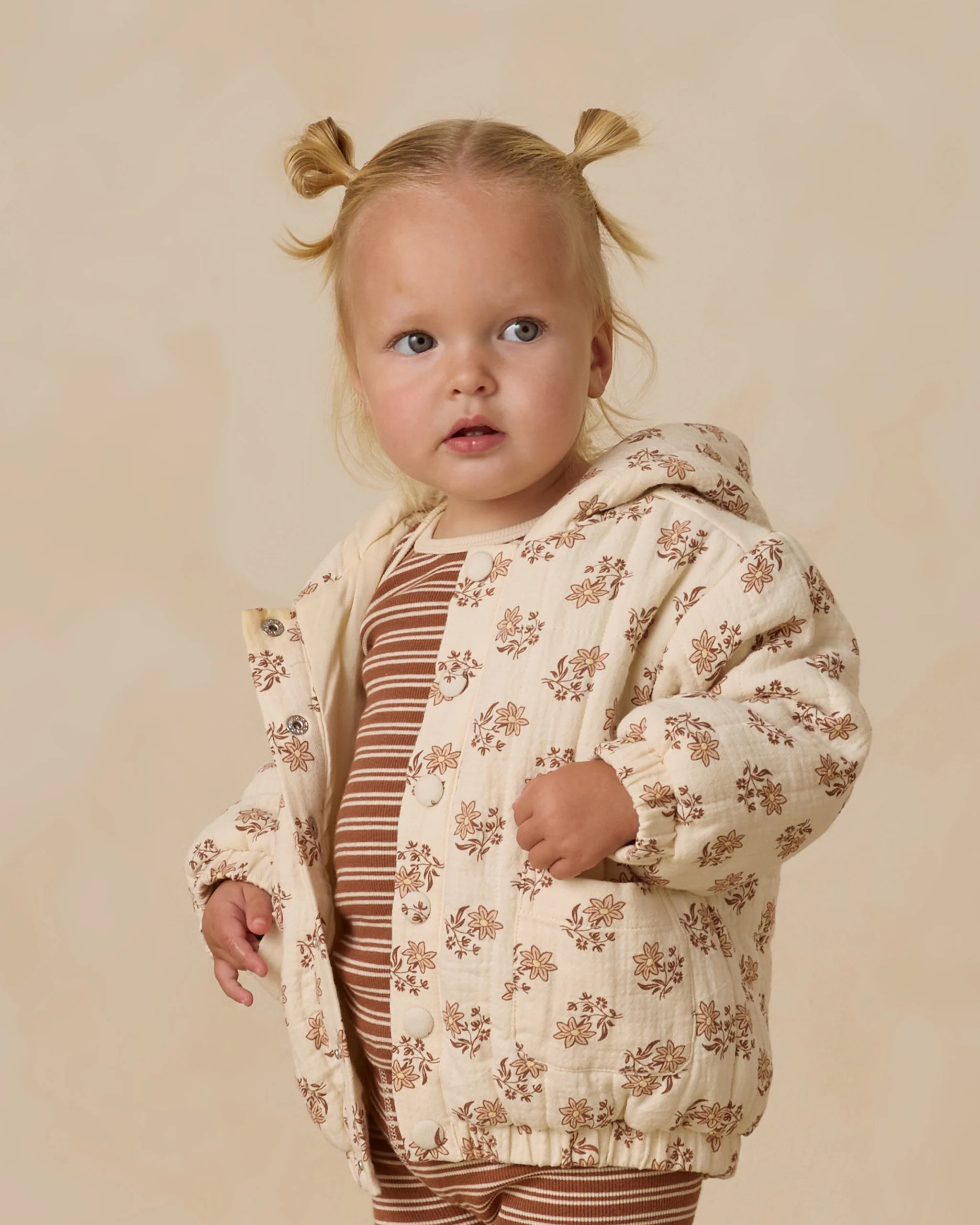 Hooded Woven Jacket Daylily - Image 3