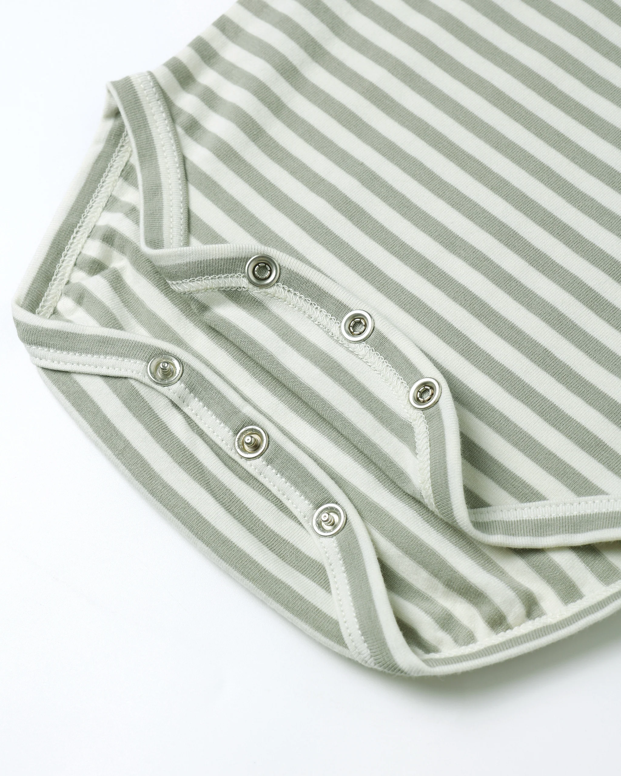 Jersey Bodysuit, 2 Pack Fox Land, Fern Stripe - Image 3