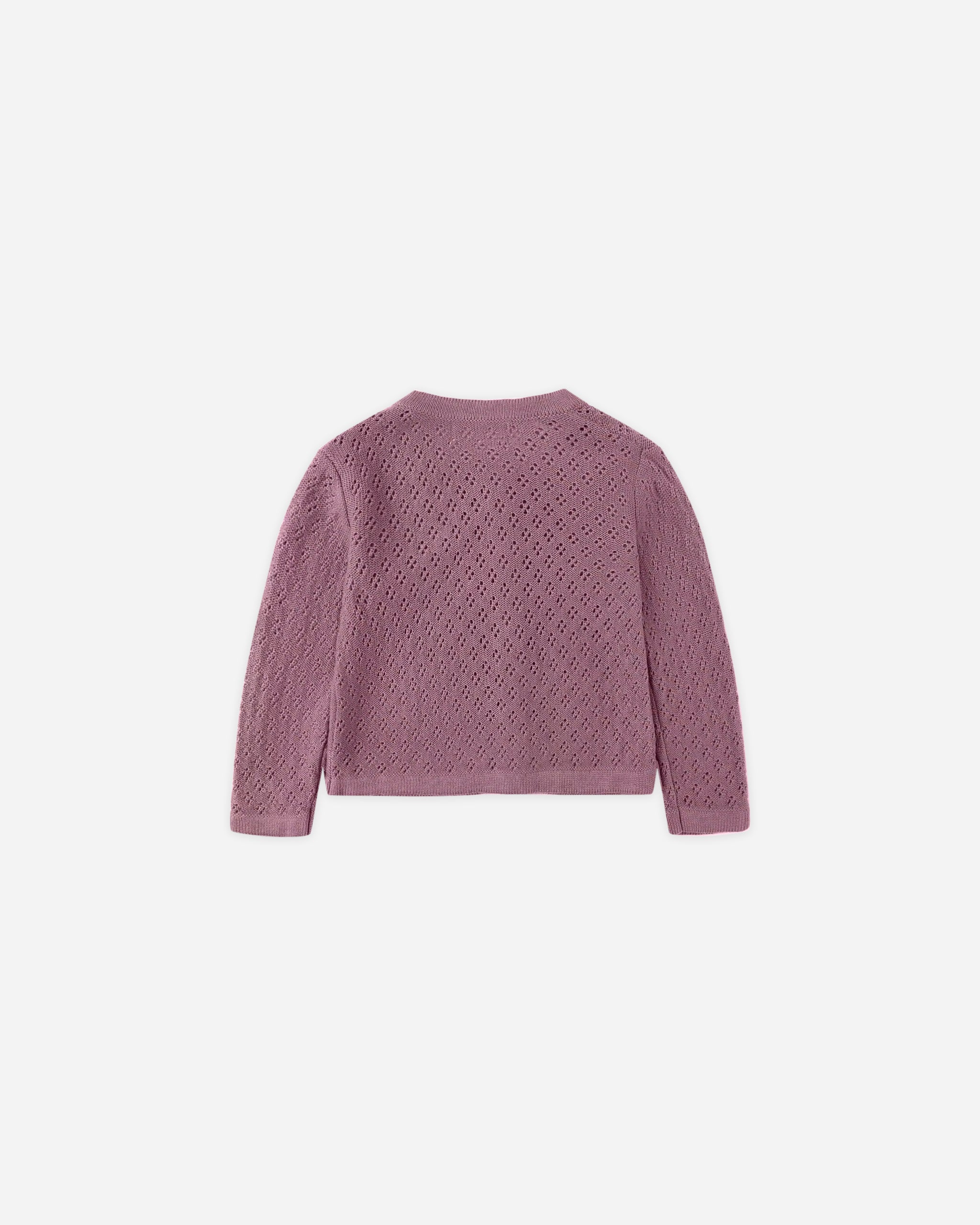Knit Cardigan Mulberry - Image 2