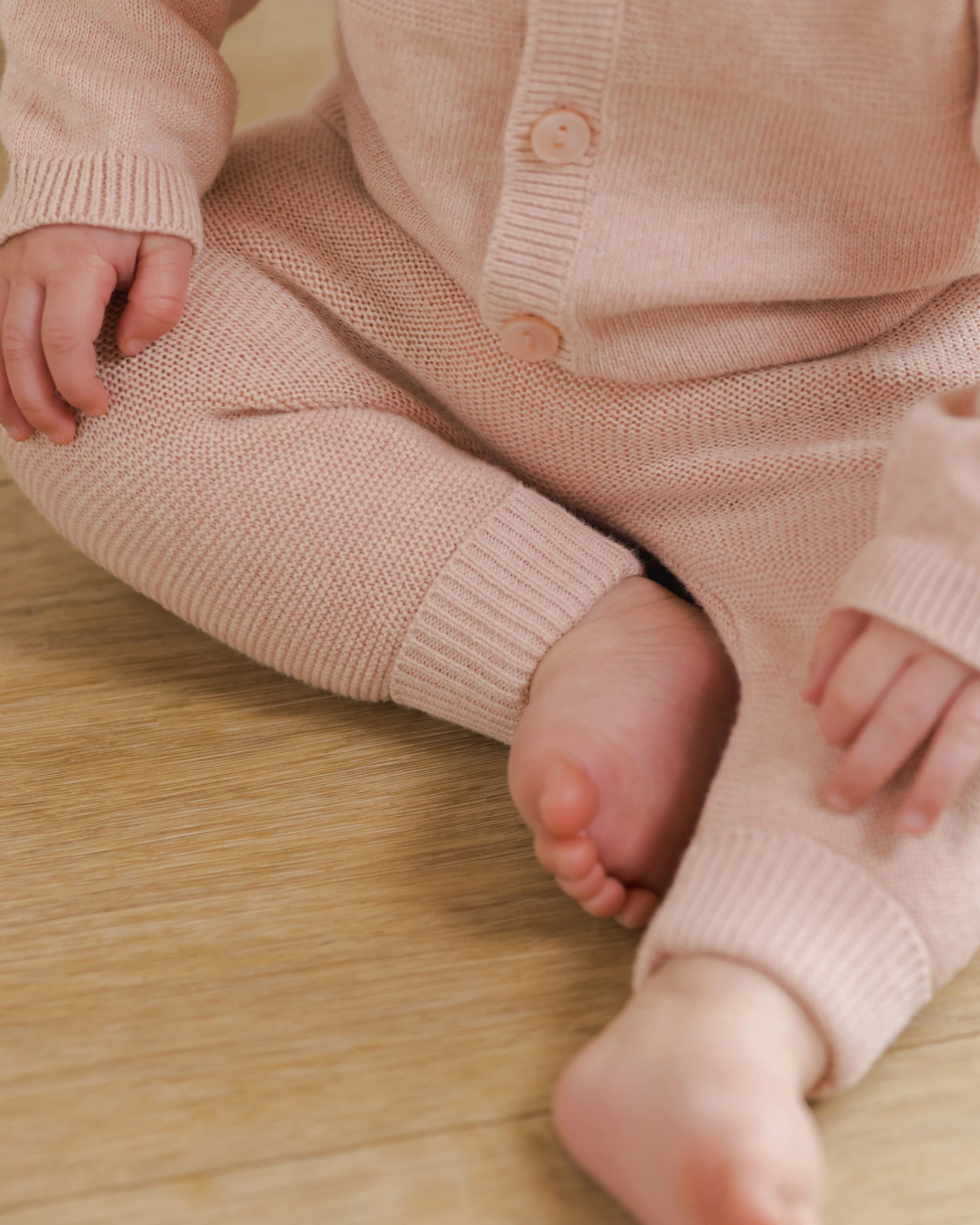 Knit Pant Heathered Rose - Image 3