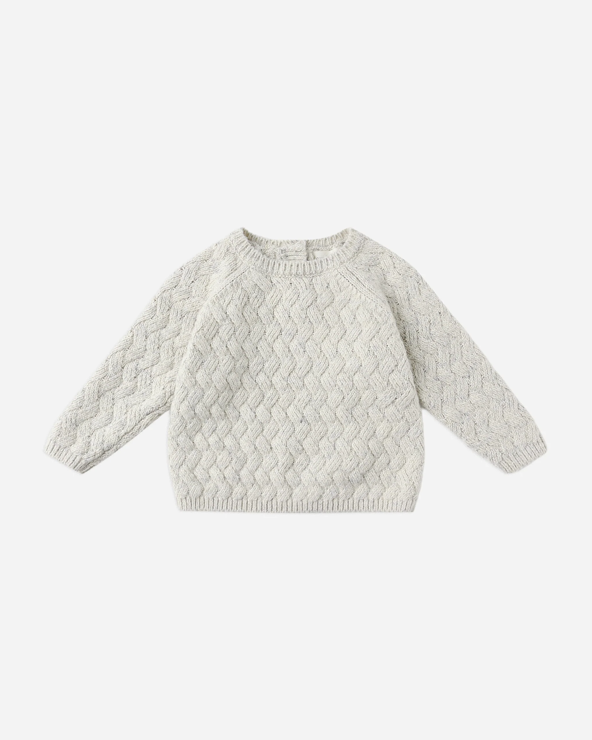 Knit Sweater Heathered Blue