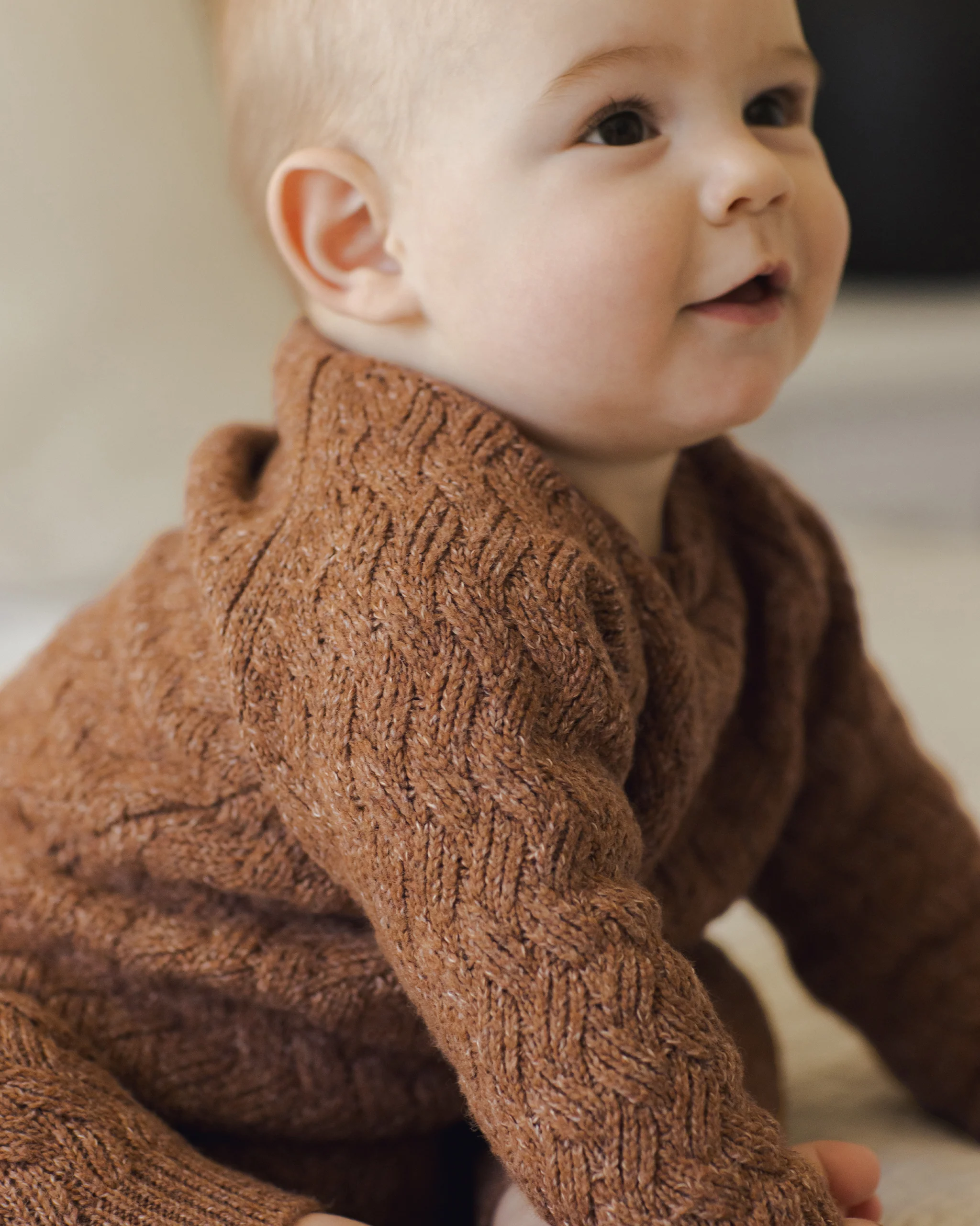 Knit Sweater Heathered Cedar - Image 4