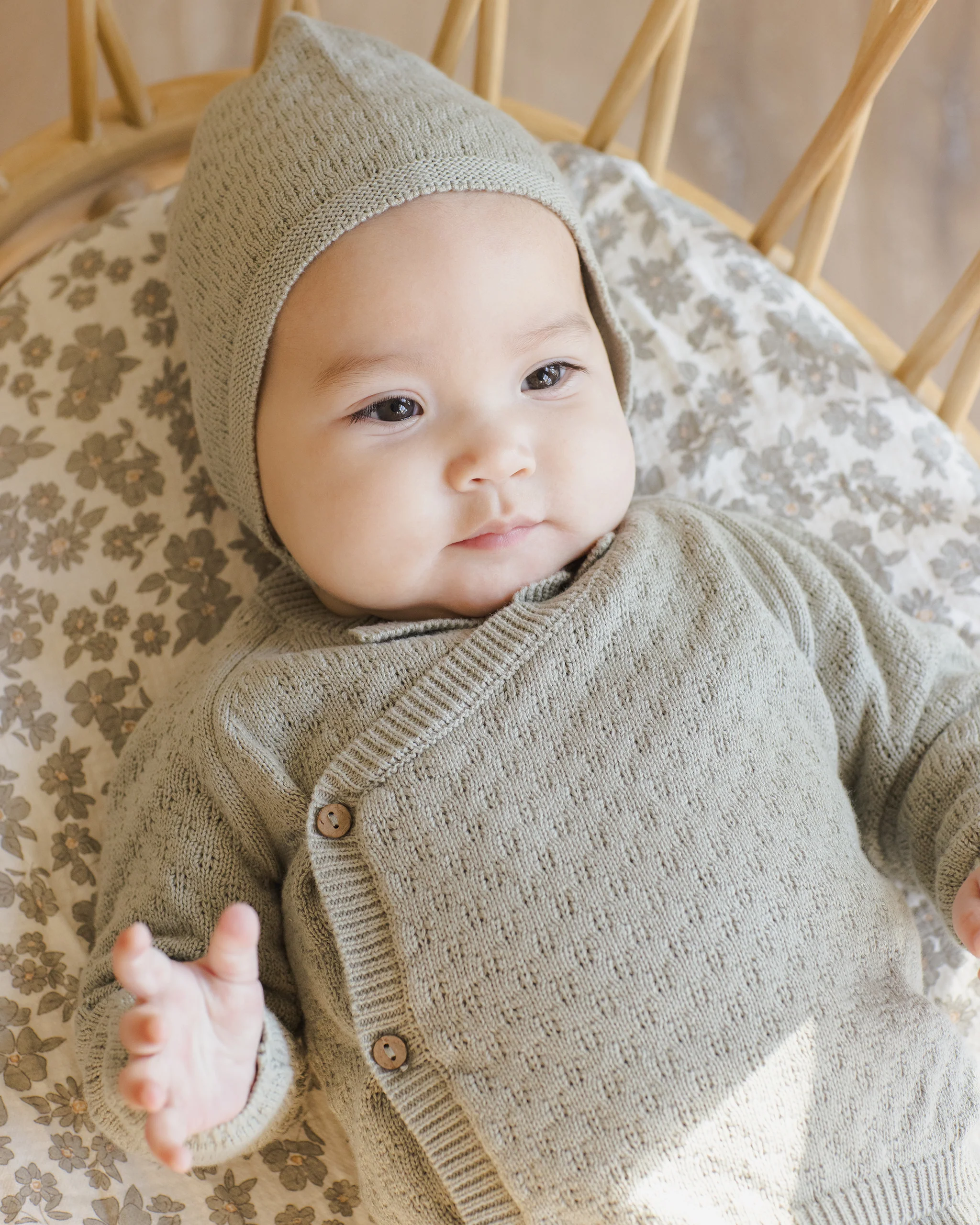 Knit Wrap Top + Pant Set Fern - Image 3