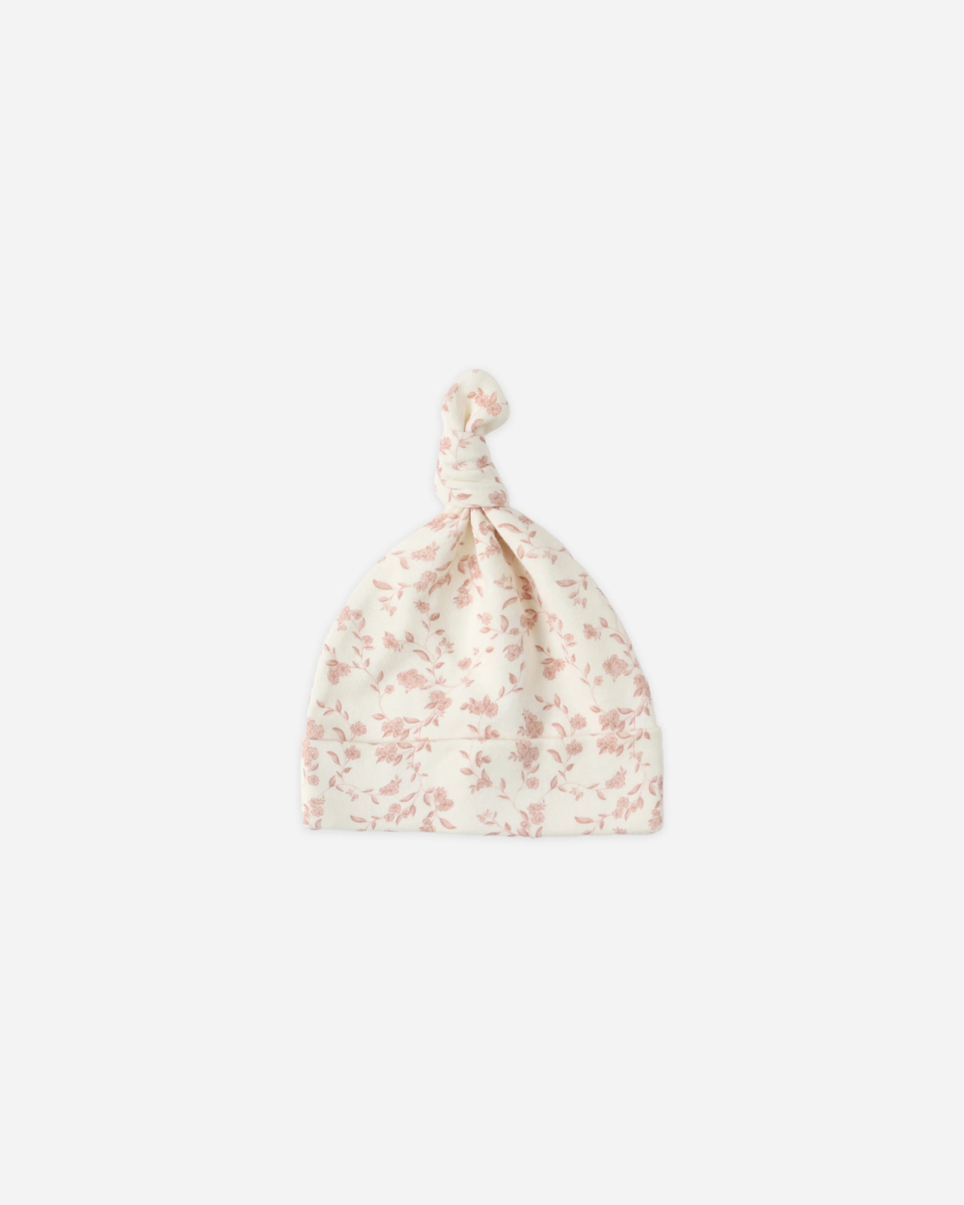 Knotted Baby Hat French Garden