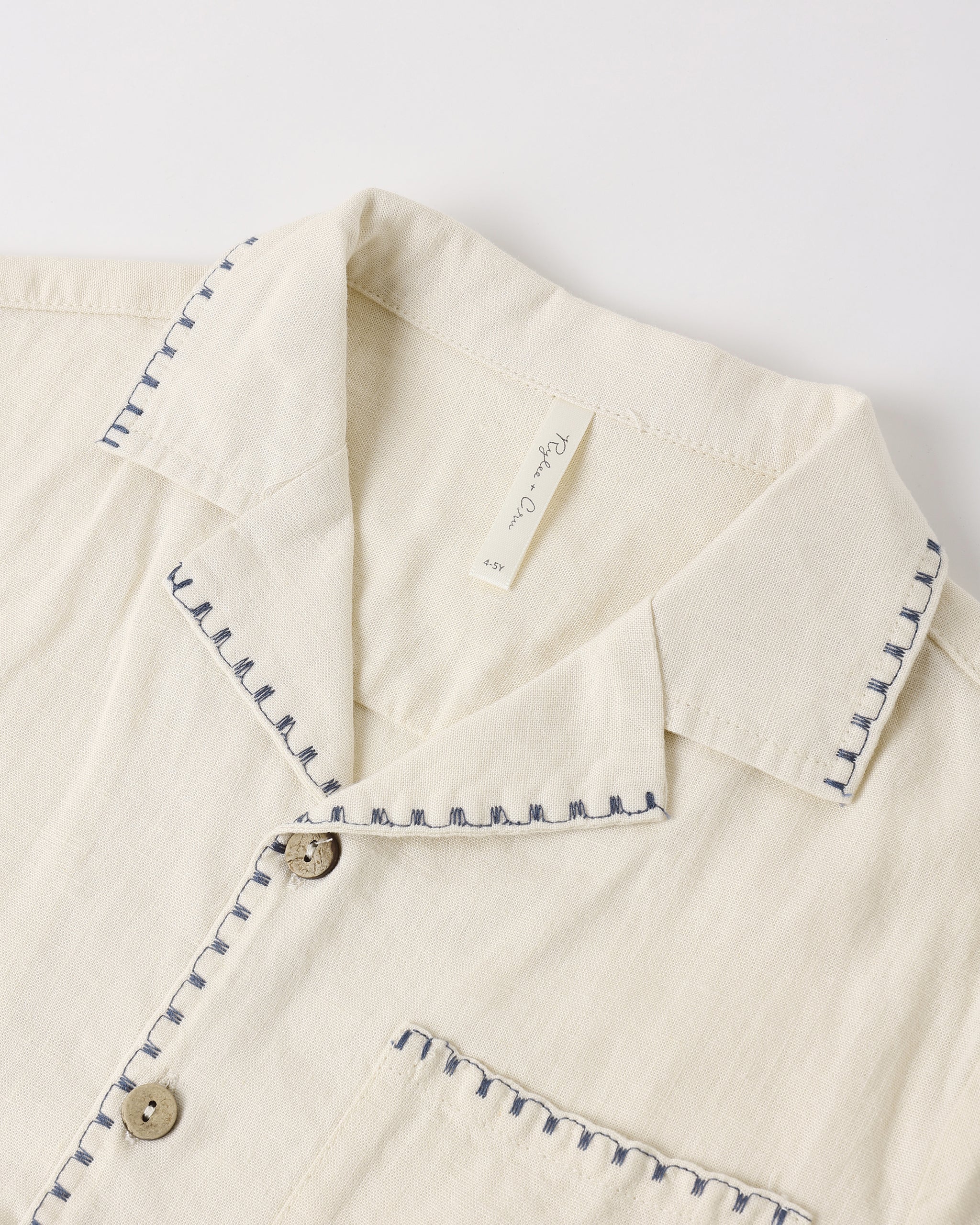 Lapel Collar Shirt Sailor - Image 7