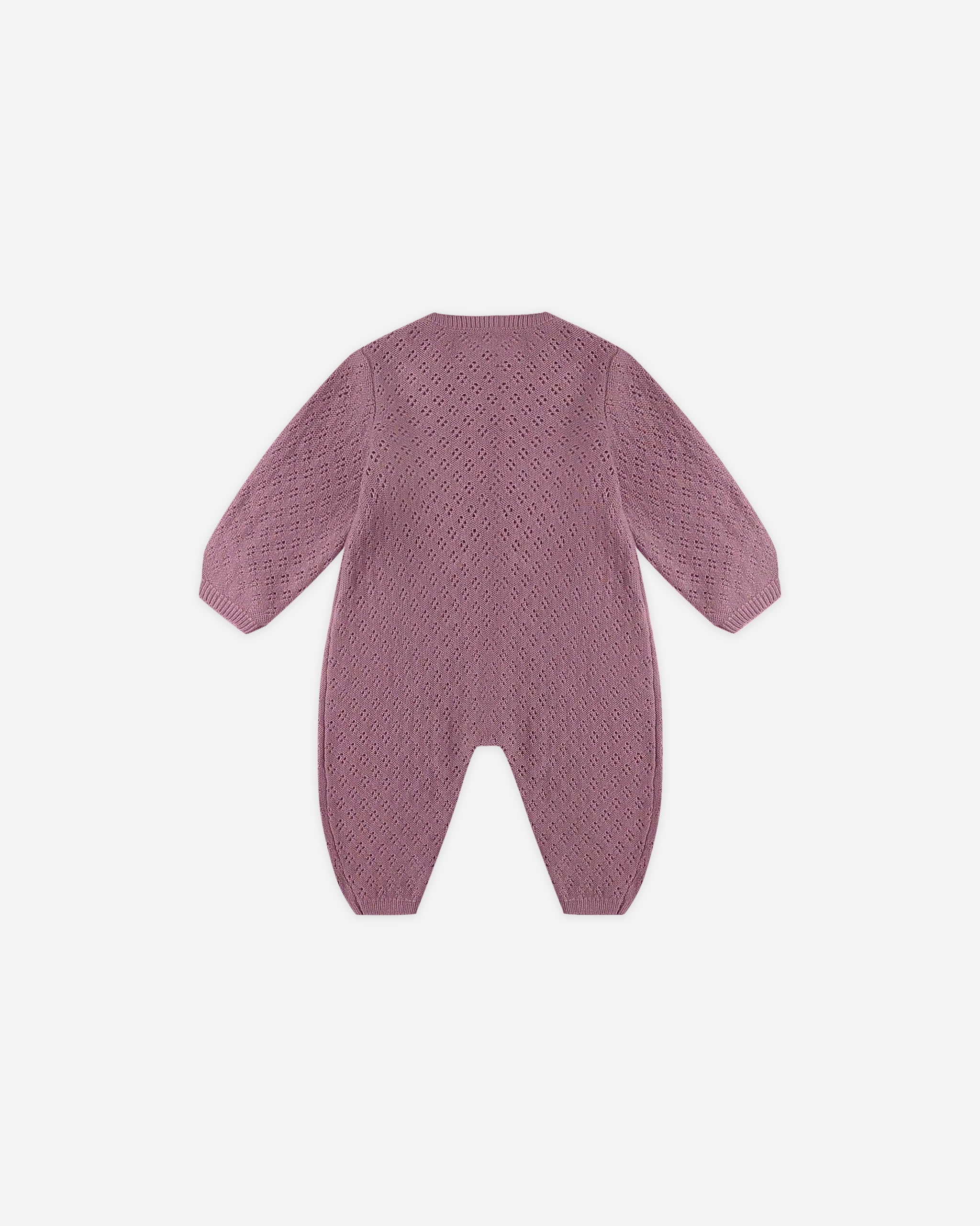Long Sleeve Bubble Romper Mulberry - Image 2
