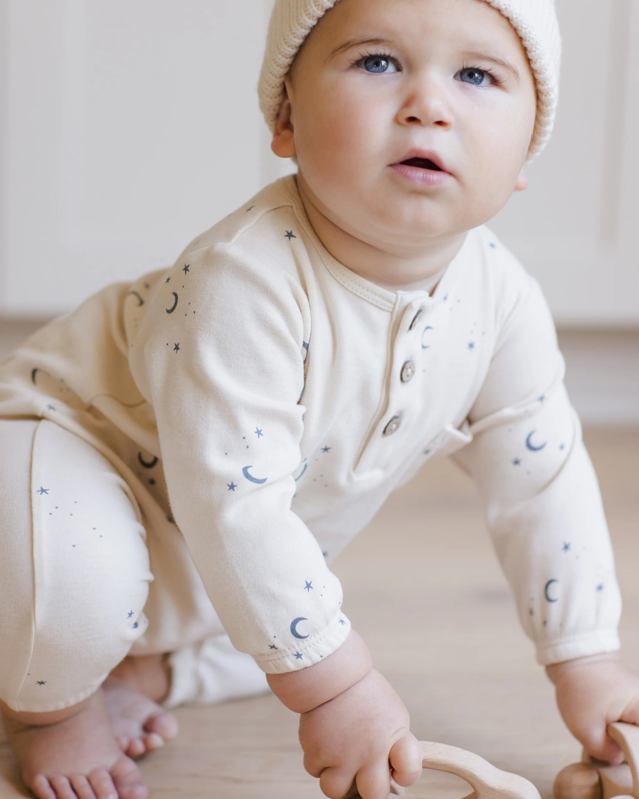 Long Sleeve Pocket Jumpsuit Moons - Image 3