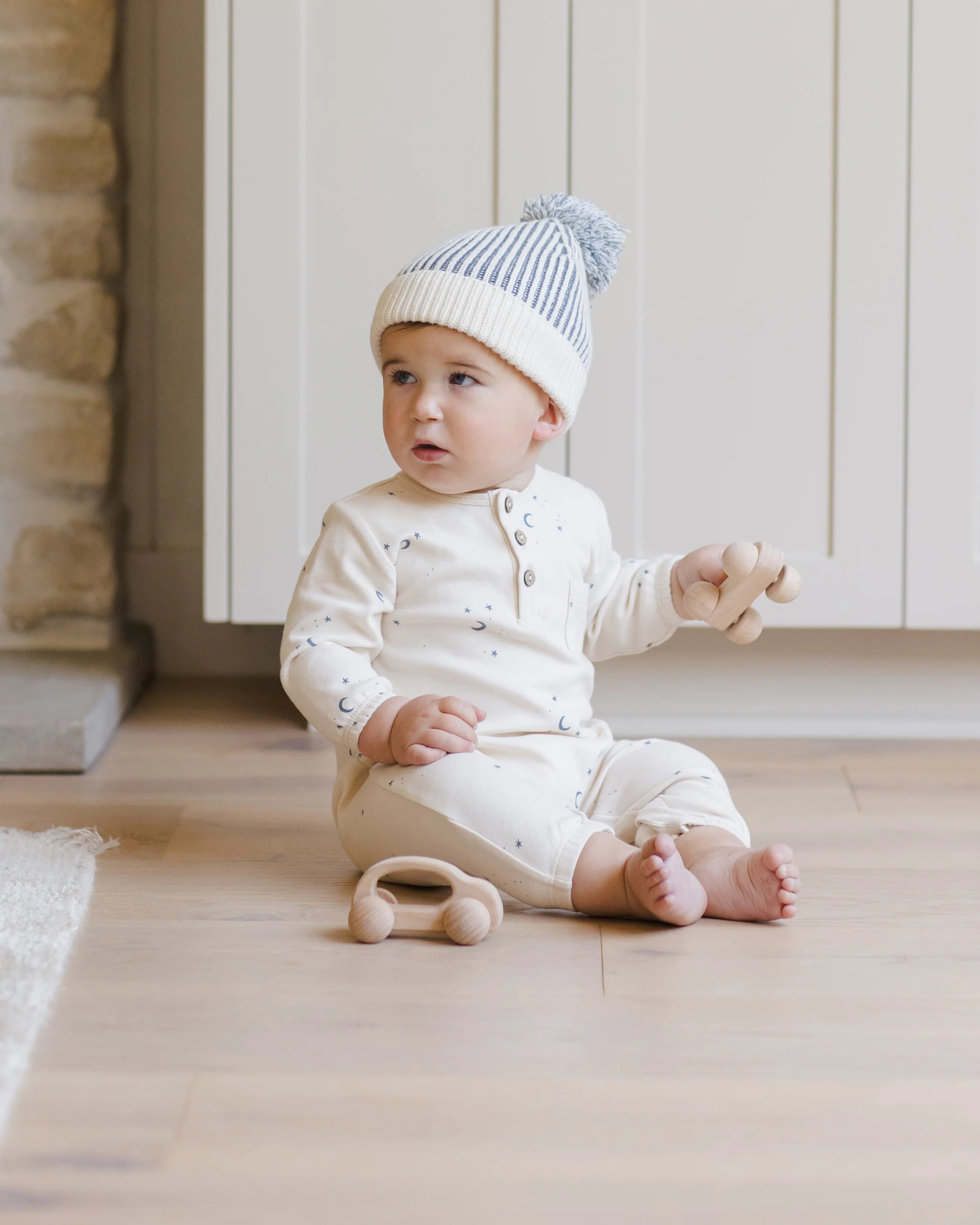 Long Sleeve Pocket Jumpsuit Moons - Image 4
