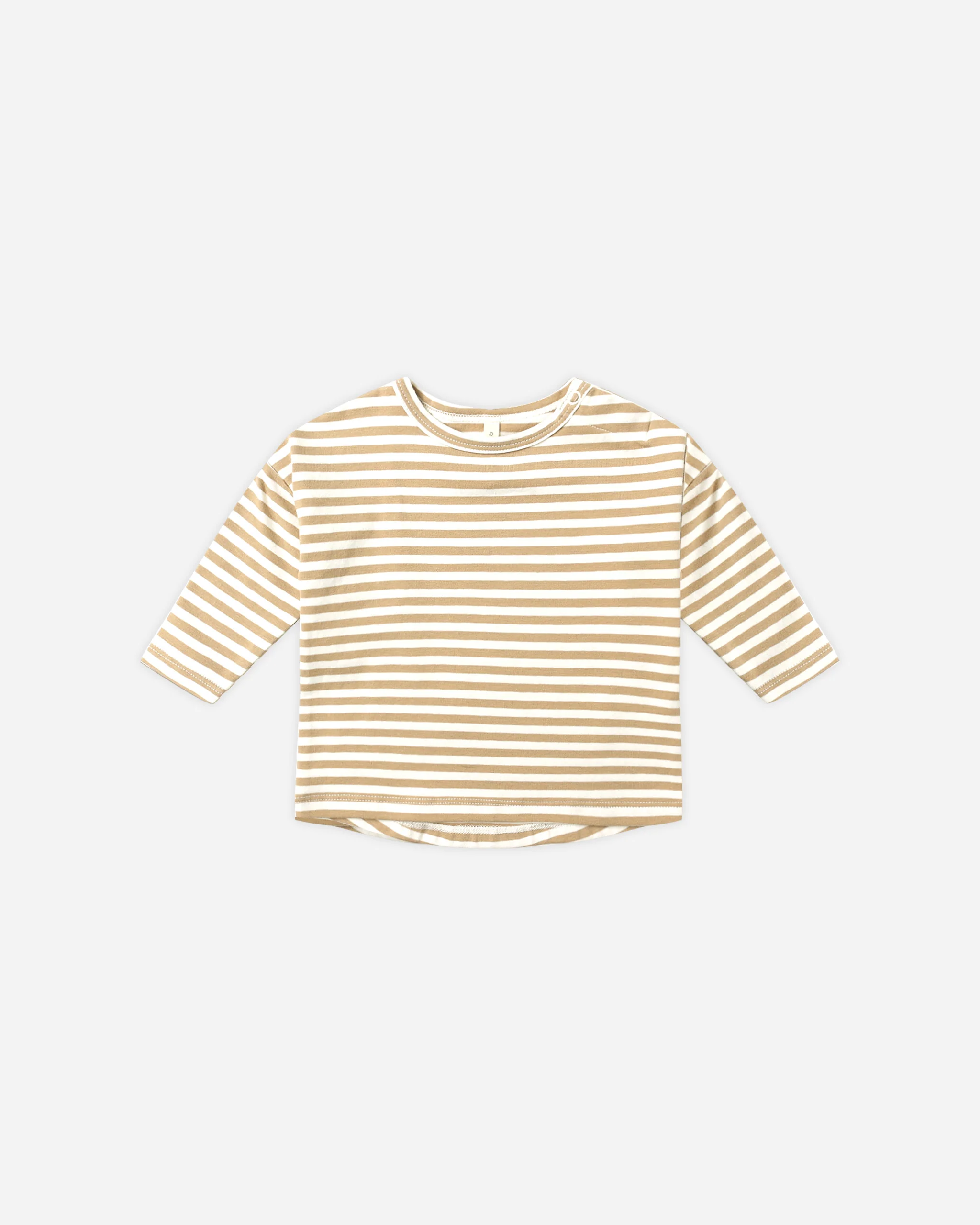 Long Sleeve Tee Gold Stripe