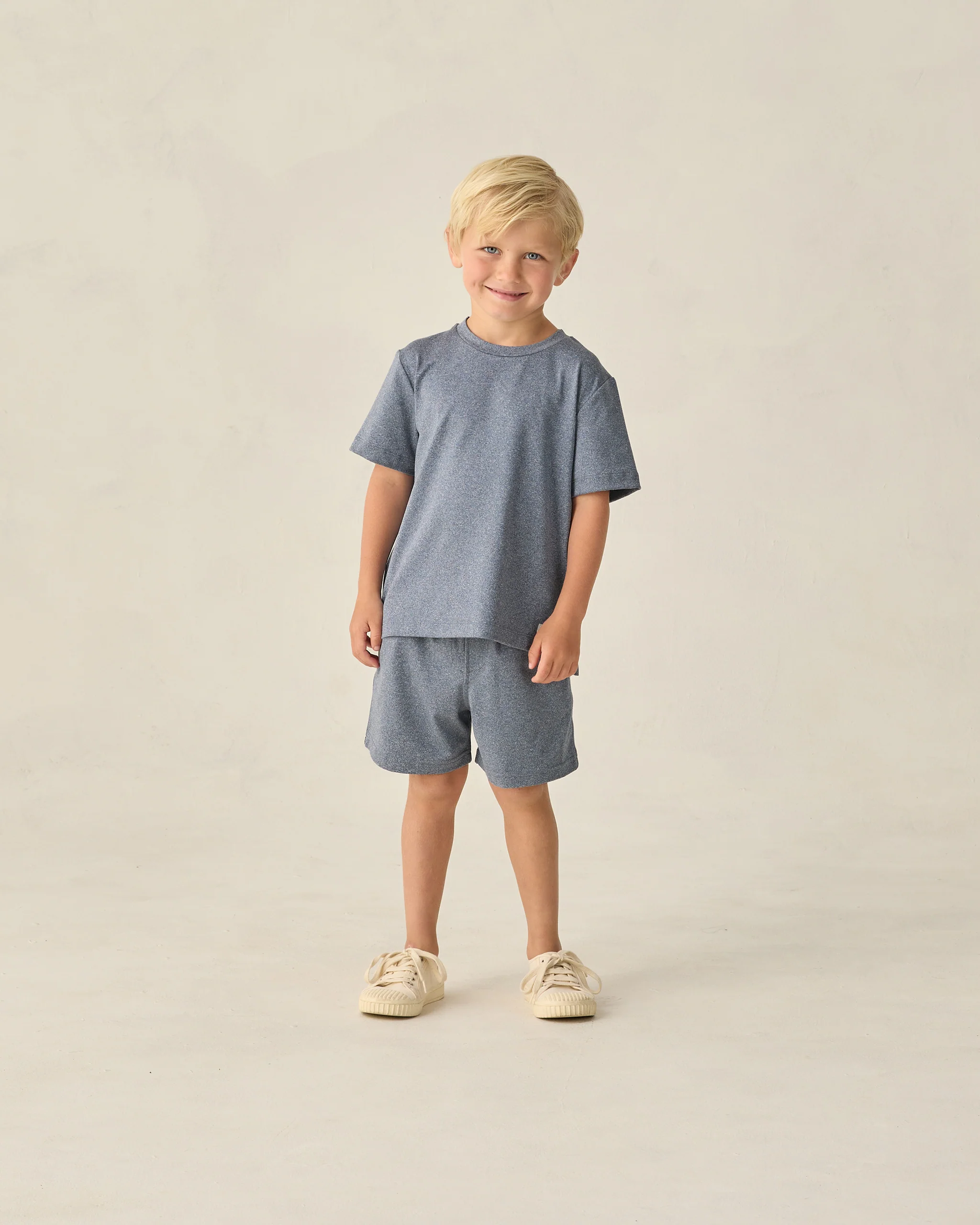Oceanside Tech Short Heathered Marine - Image 4